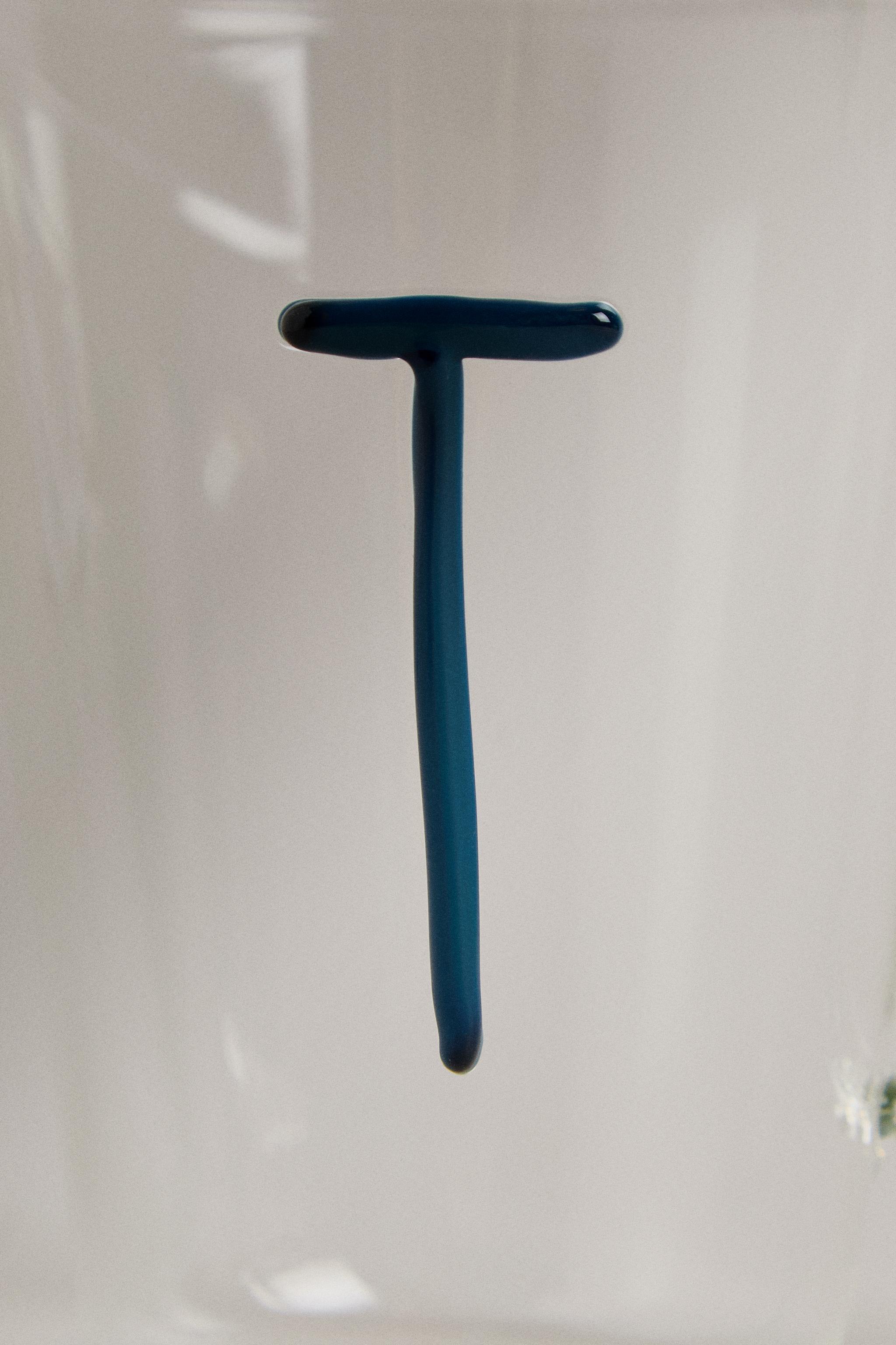 BOROSILICATE MUG WITH INITIAL T