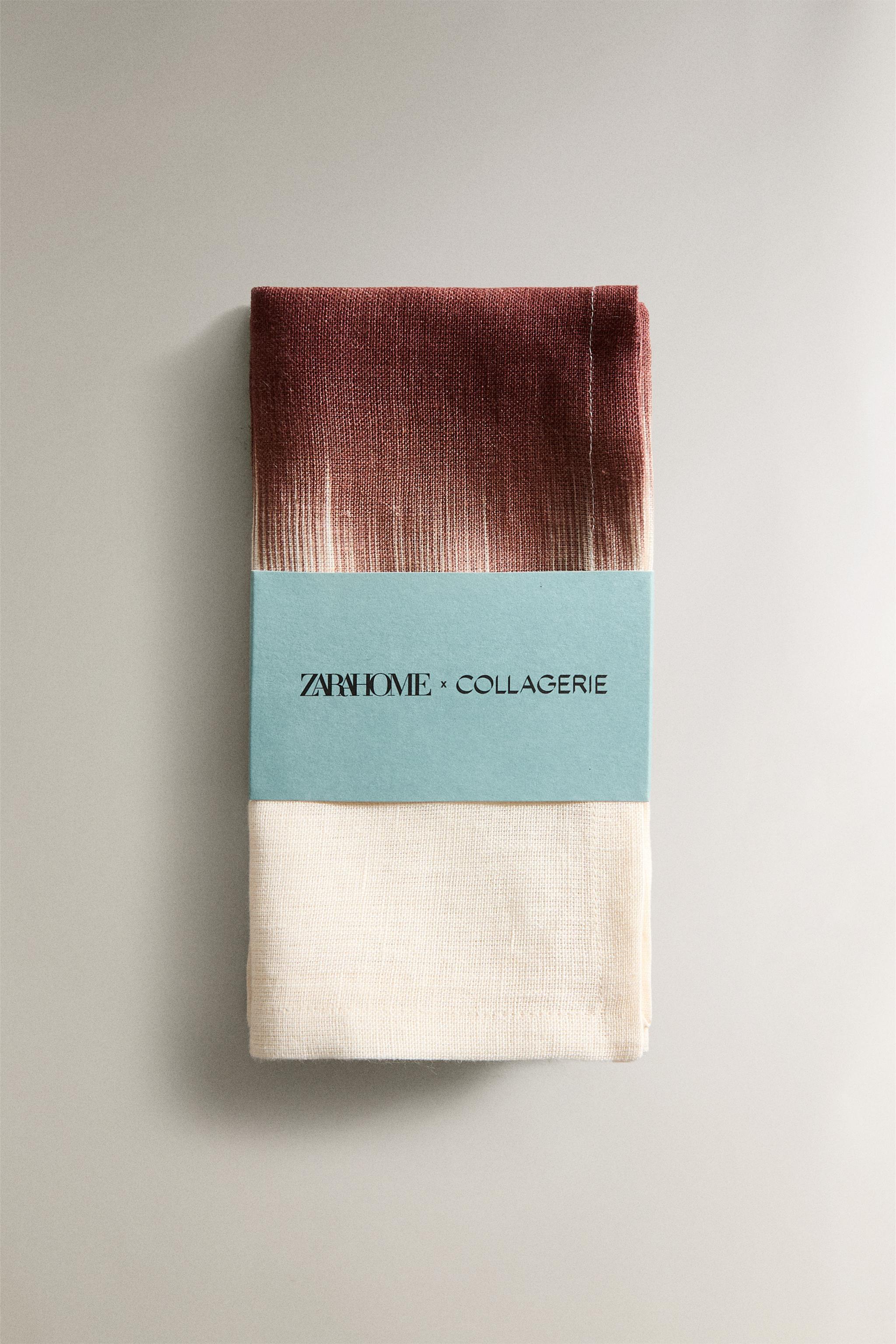 SET OF OMBRÉ LINEN NAPKINS X COLLAGERIE (SET OF 2)
