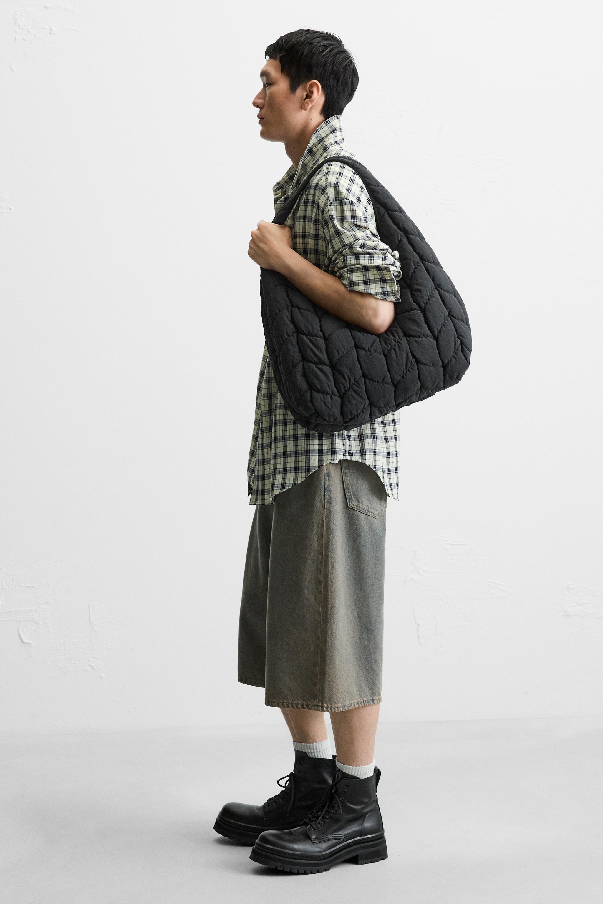 QUILTED NYLON BAG