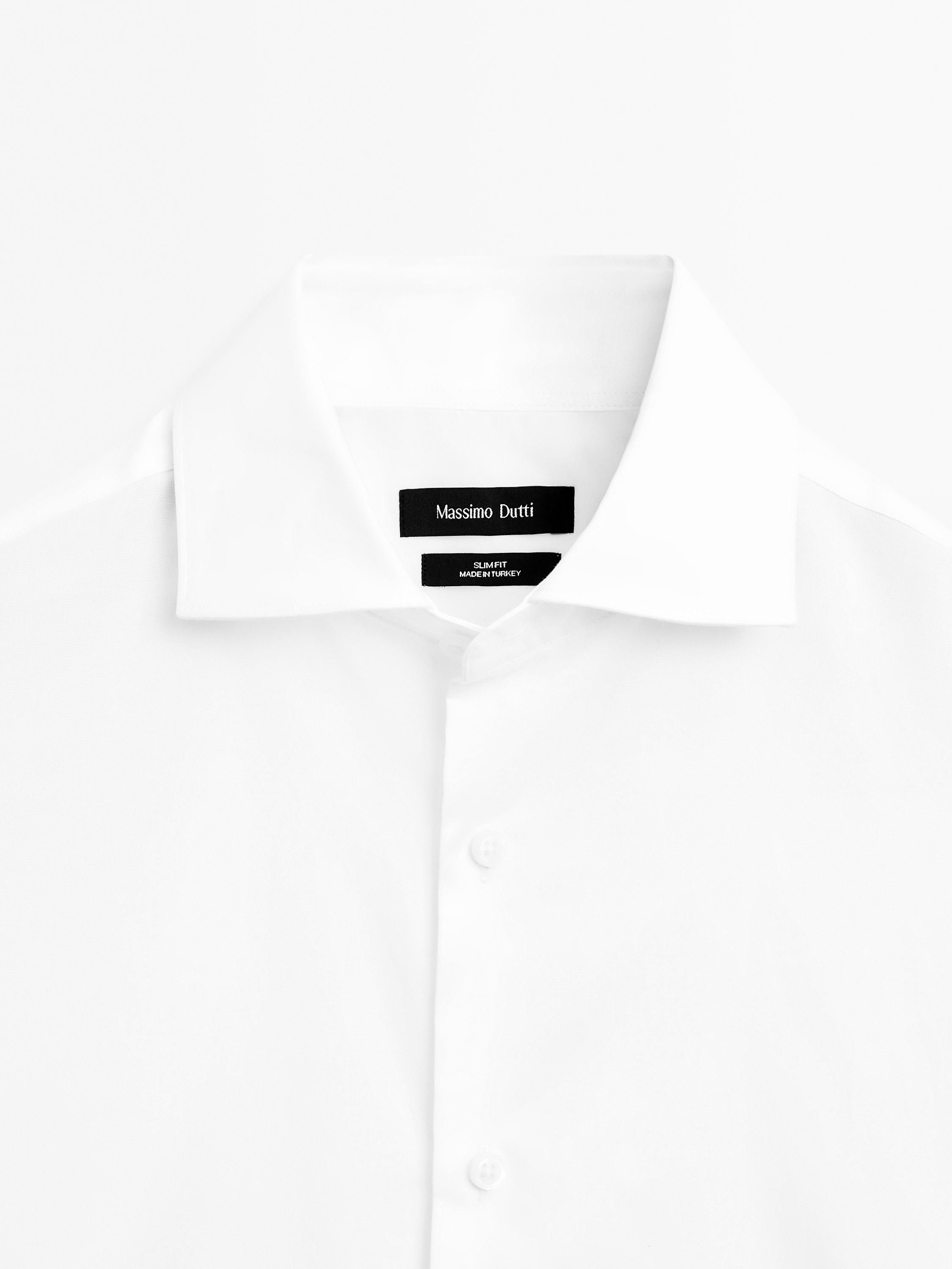 Regular-fit 100% cotton shirt