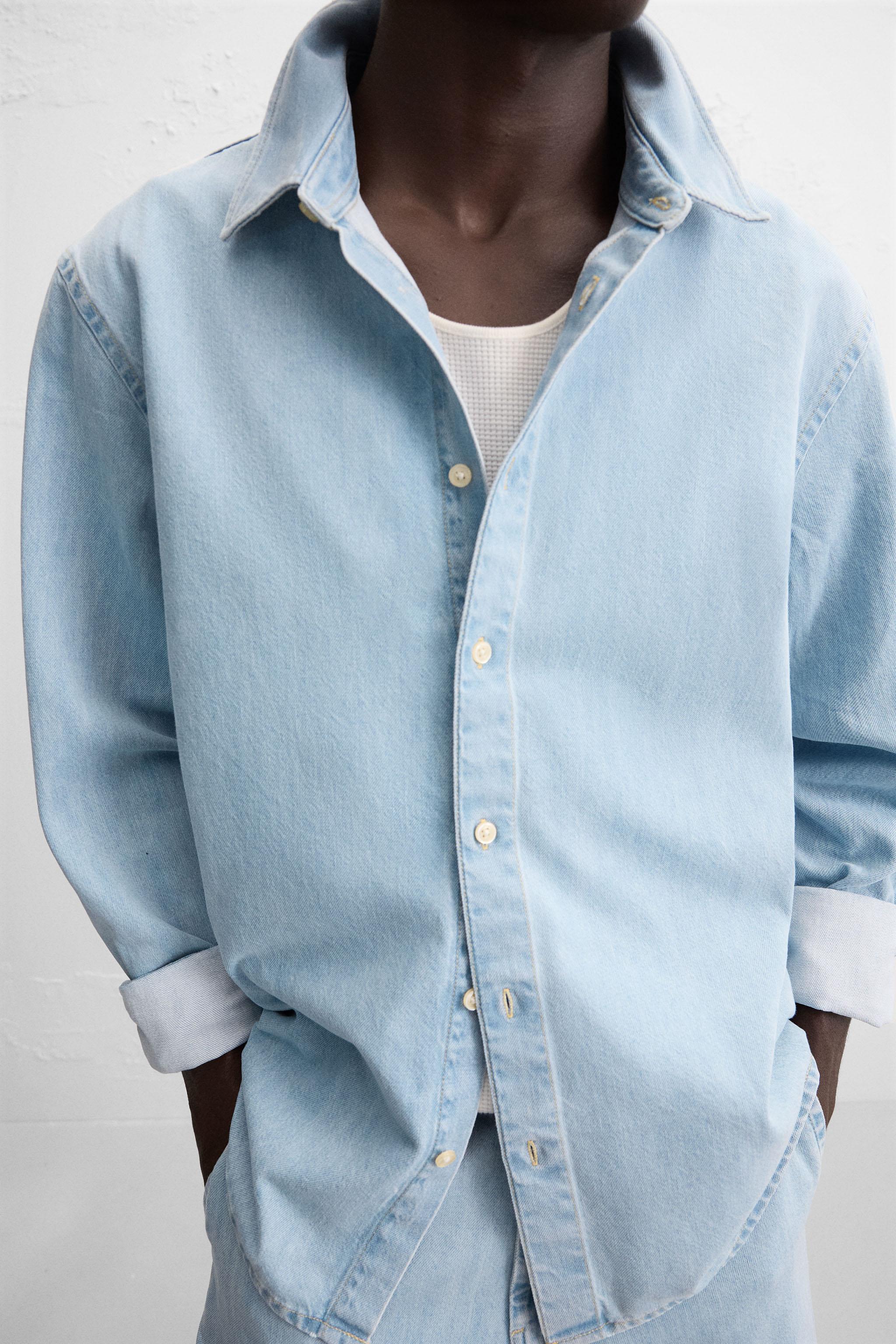 REGULAR FIT DENIM SHIRT