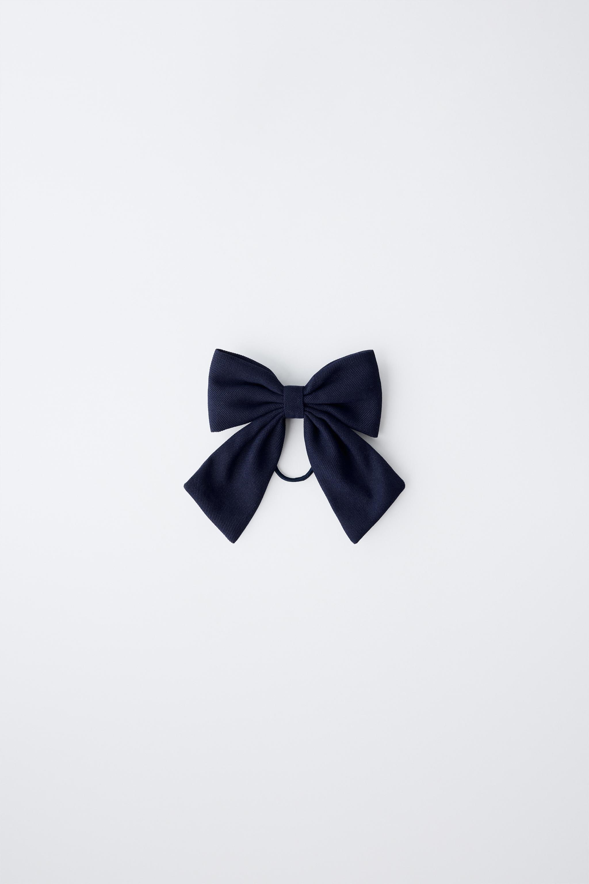 PIQUÉ BOW HAIR TIE