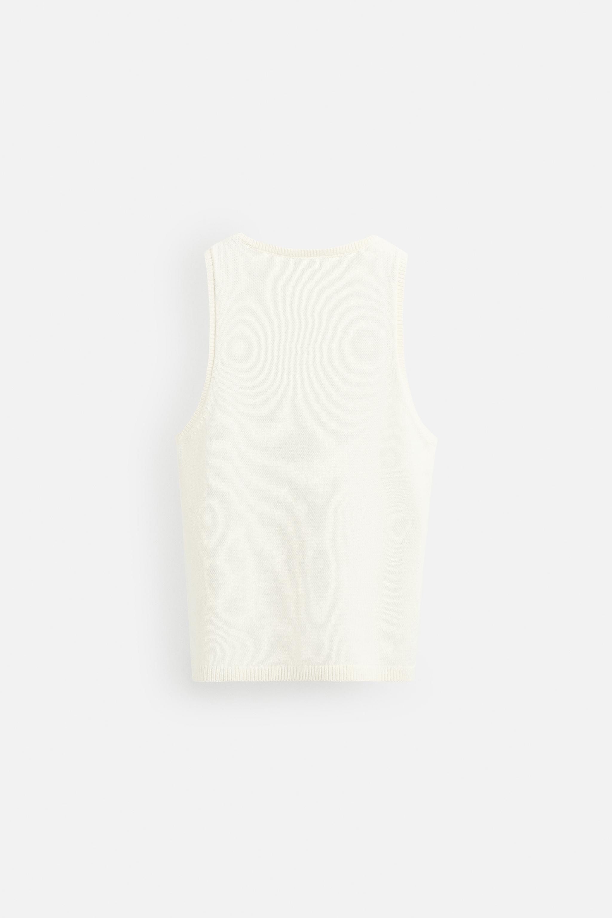 TEXTURED KNIT TANK TOP