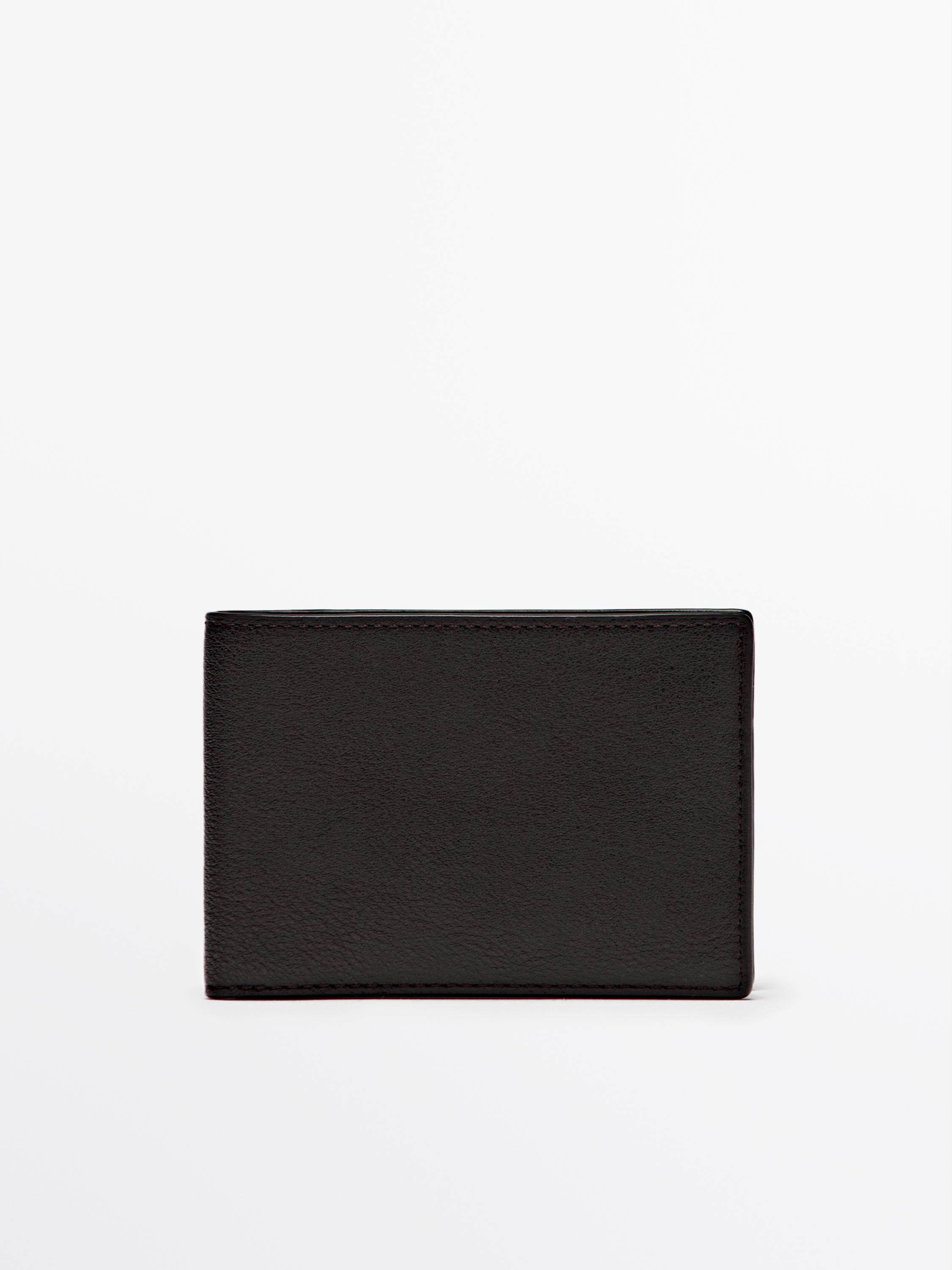 Nappa leather landscape wallet