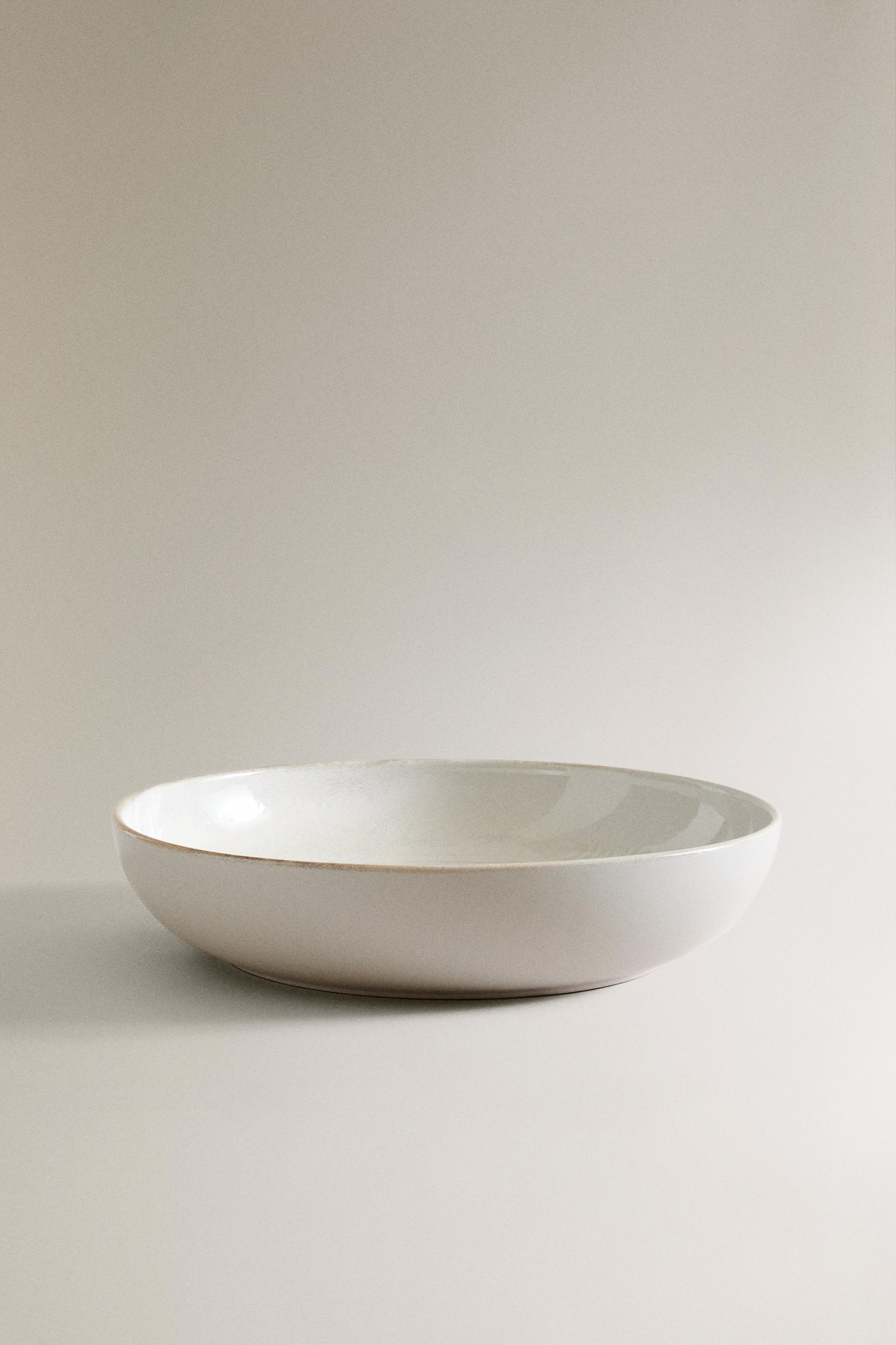 LARGE ECRU SALAD BOWL