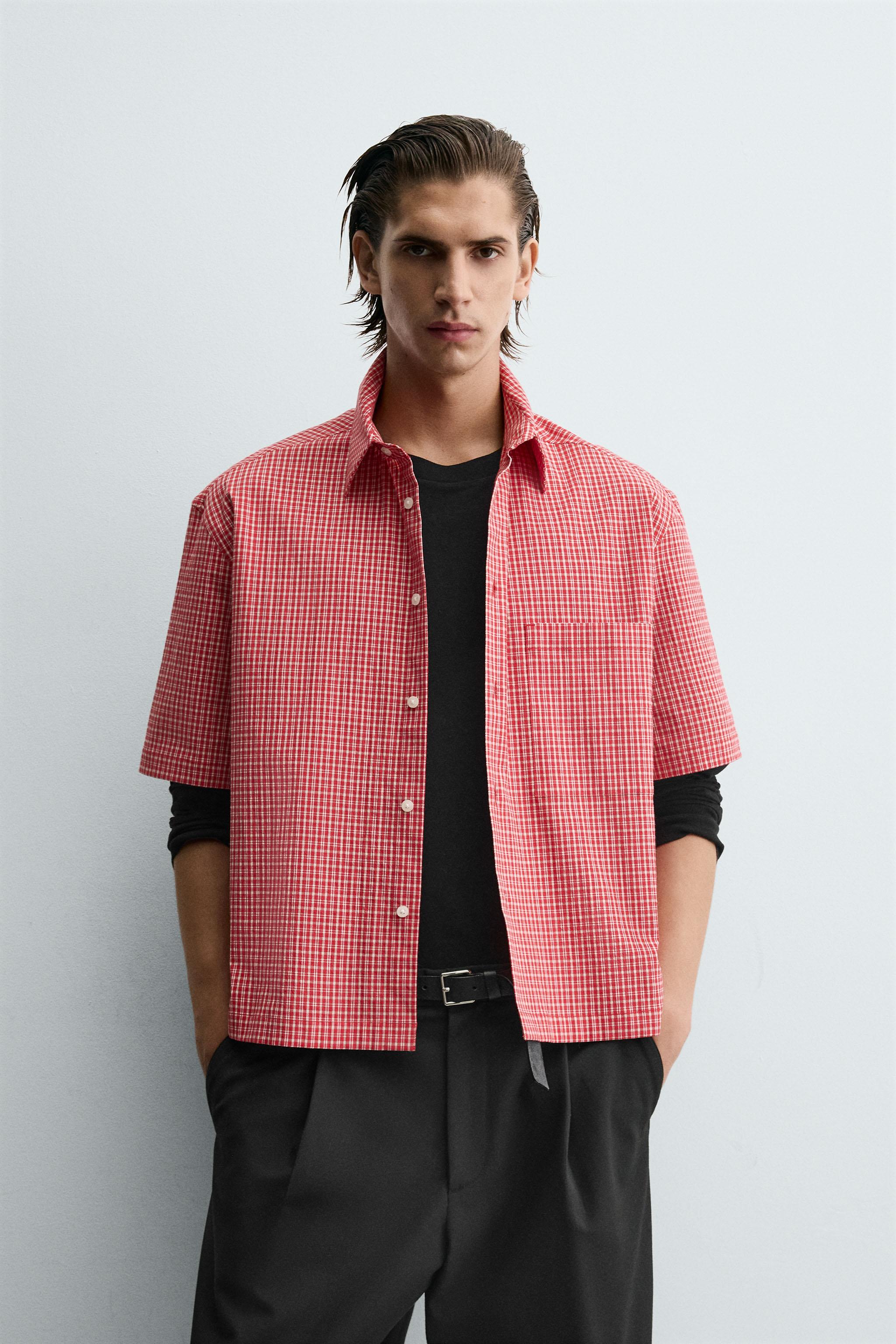 CHECKERED RELAXED FIT SHIRT