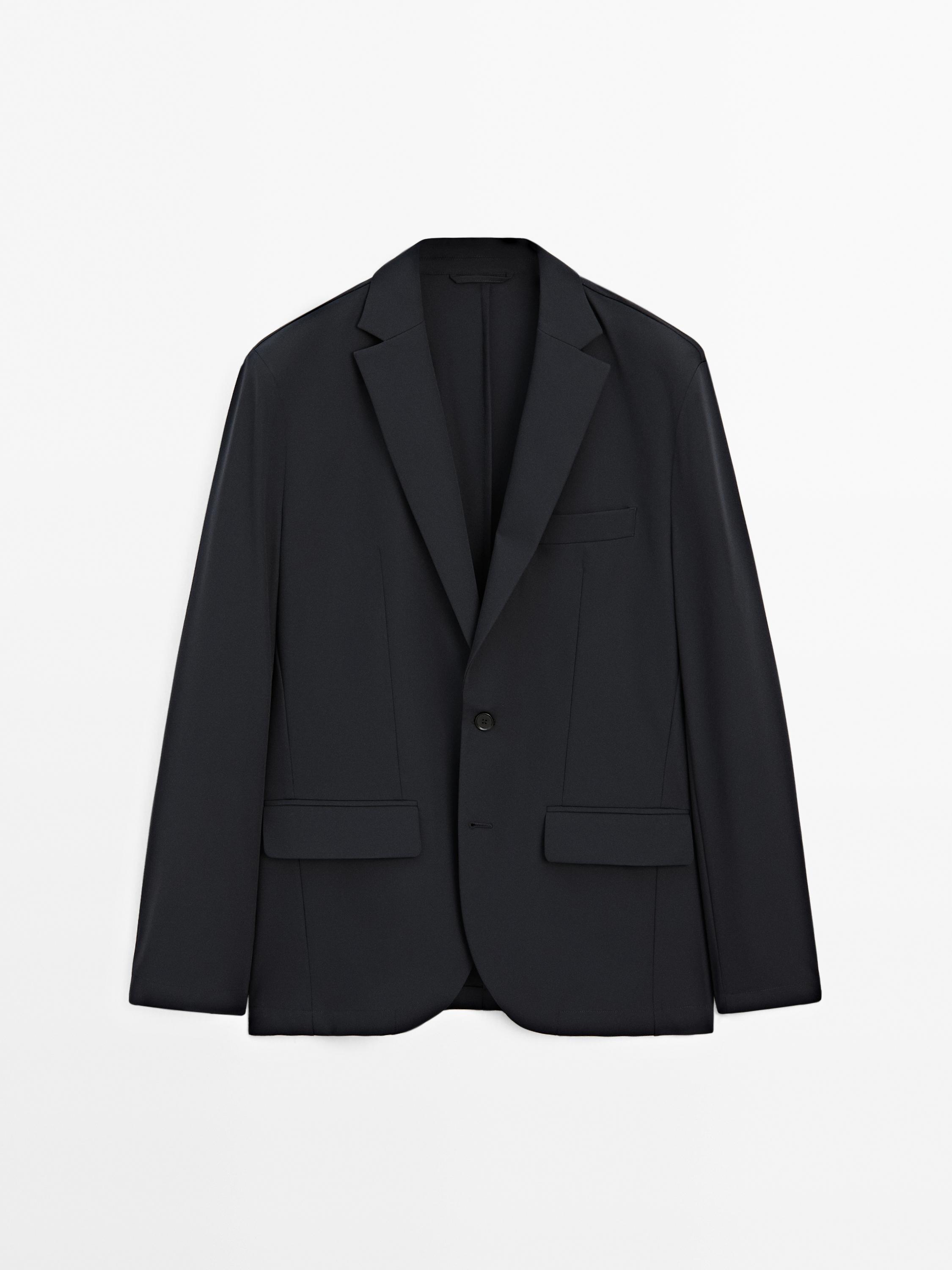 Technical fabric blazer