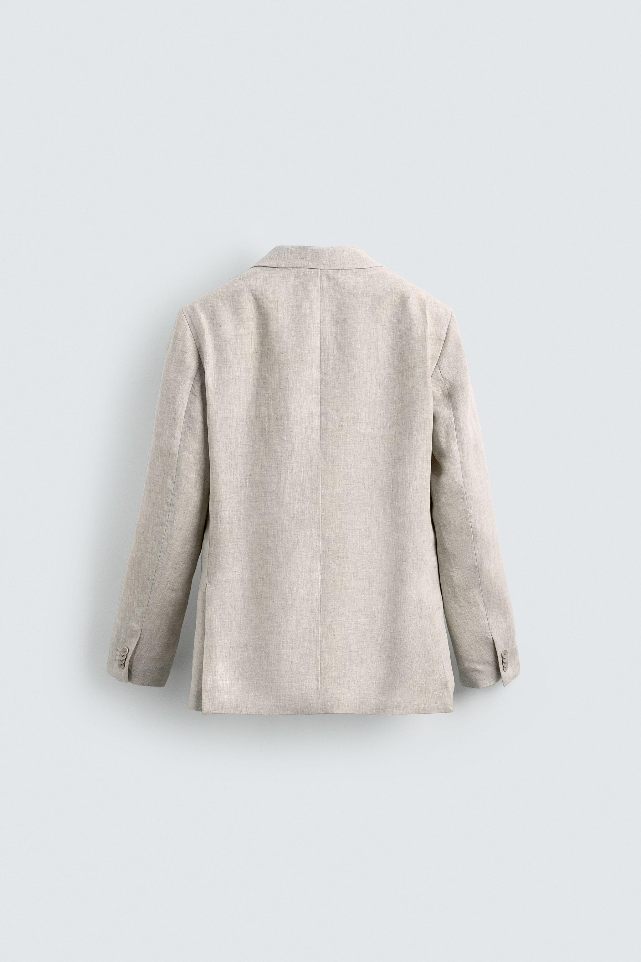 100% LINEN SUIT BLAZER