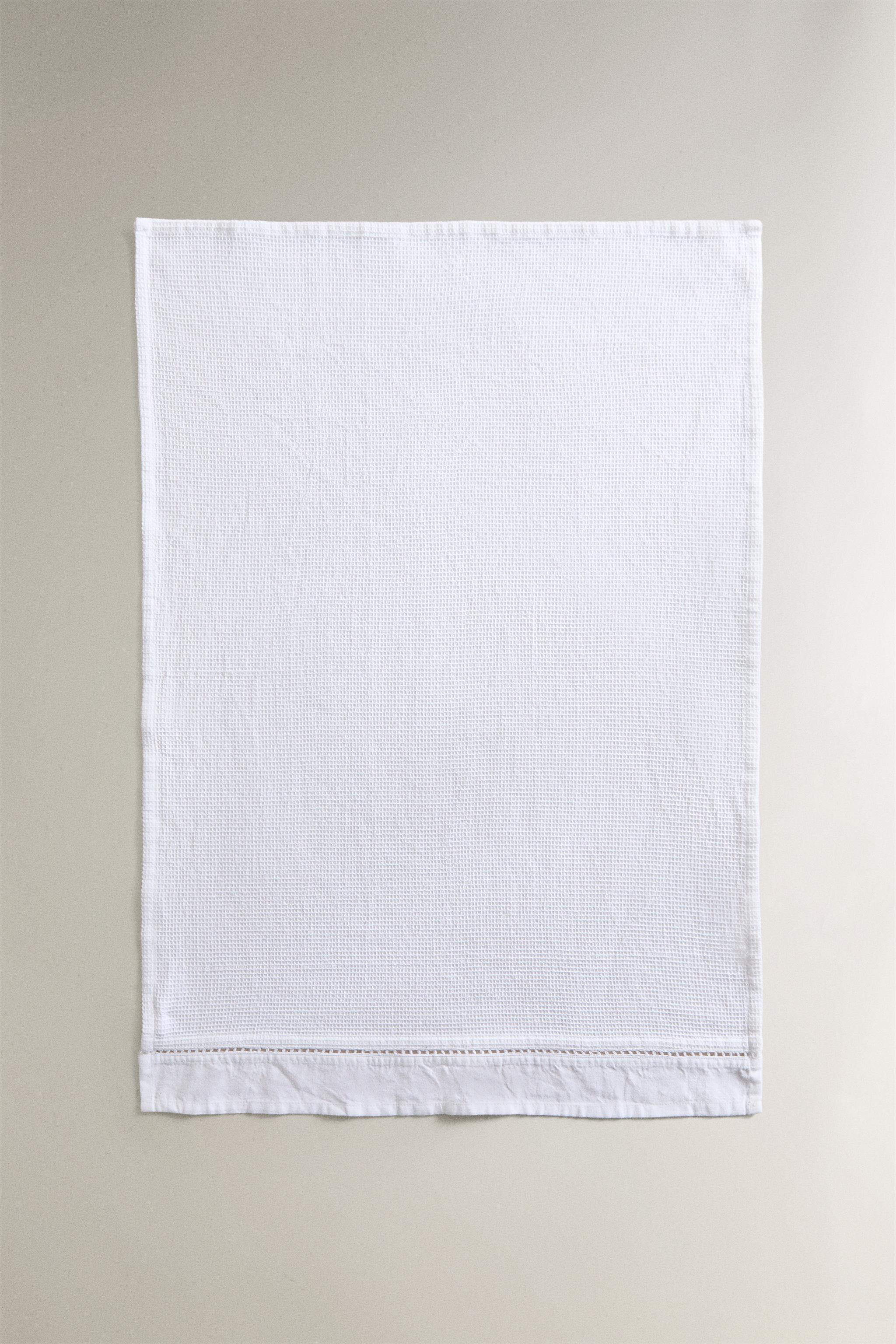 WAFFLE-KNIT KITCHEN TOWELS (SET OF 2)