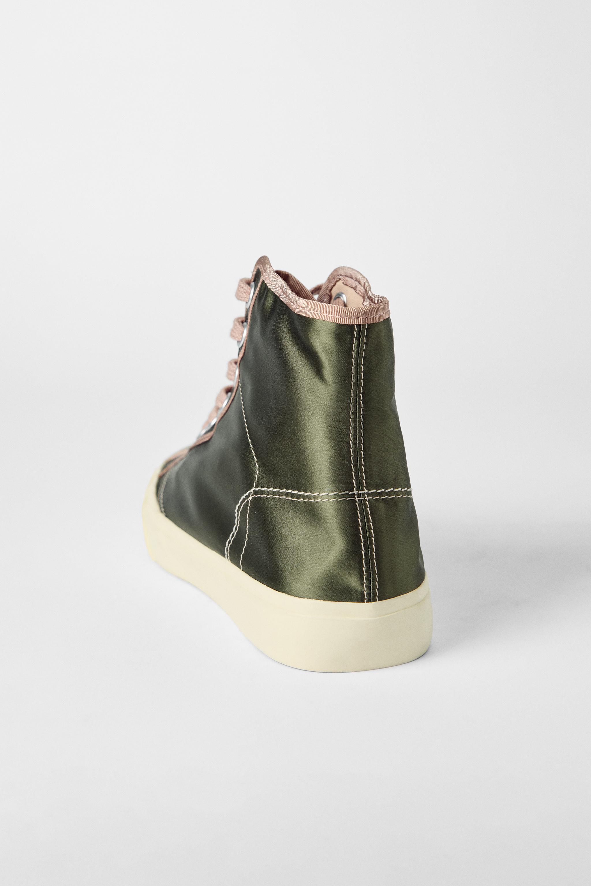 HIGH TOP SNEAKERS BOBBY GILLESPIE X ZARA