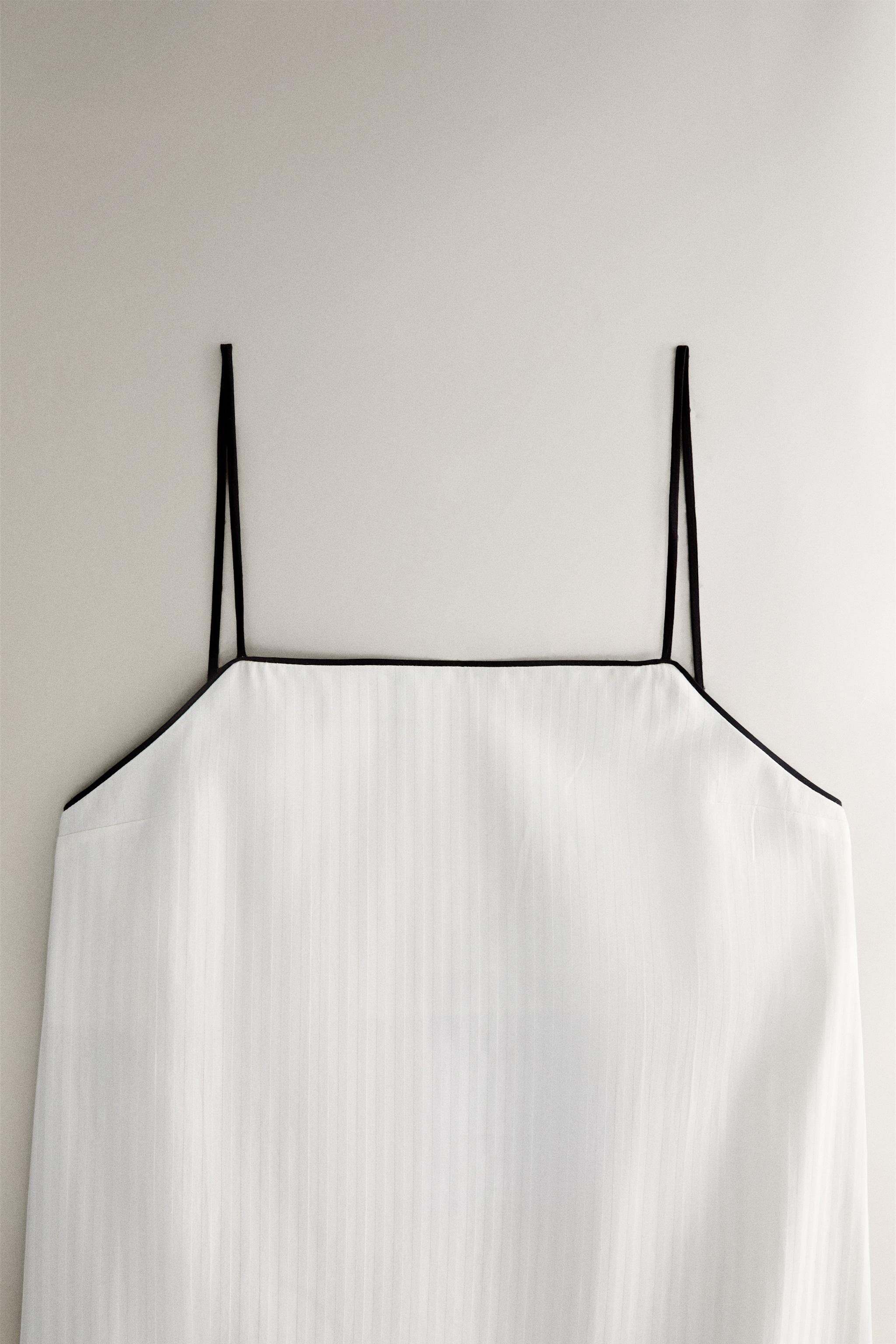 STRIPED JACQUARD NIGHTGOWN