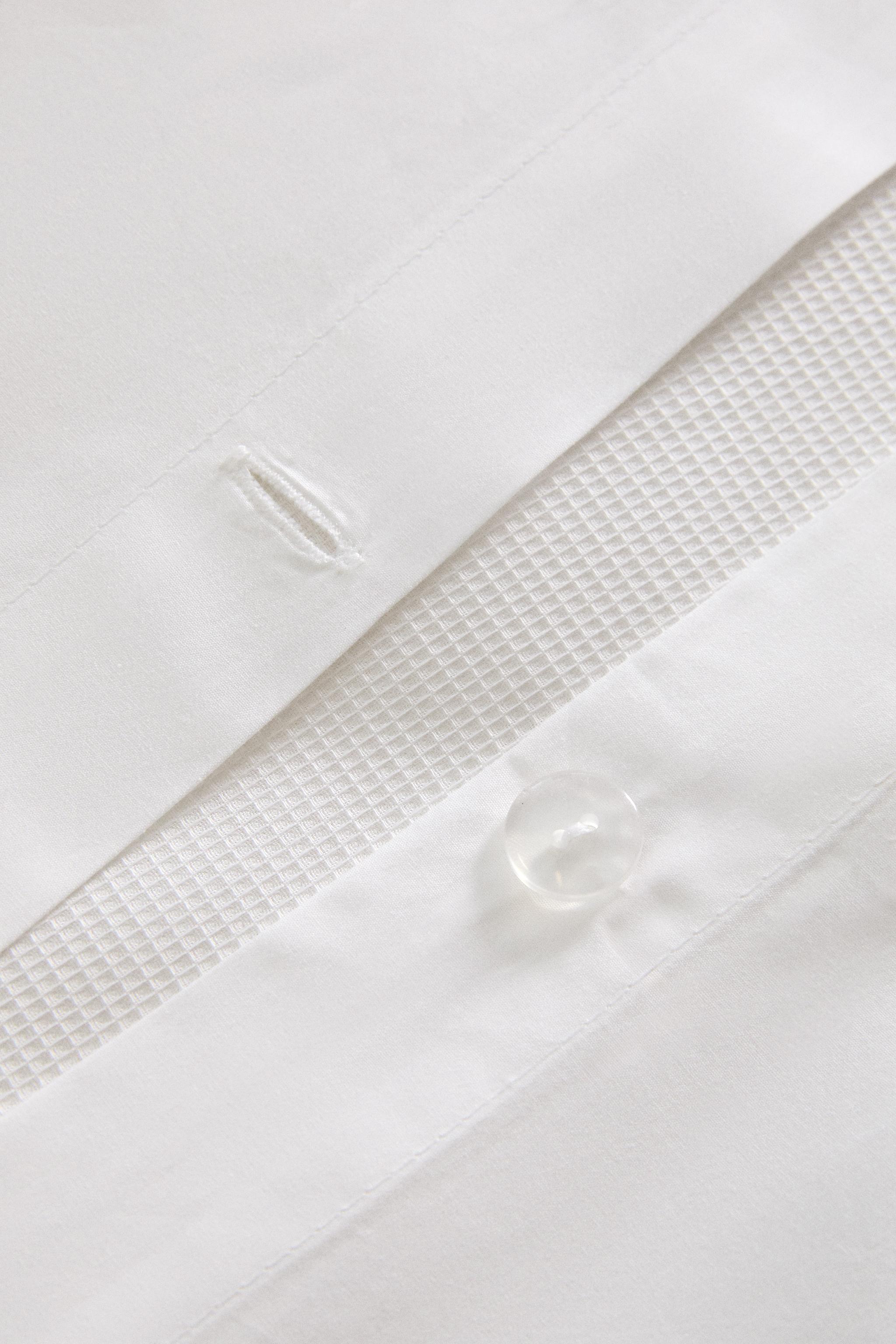 PIQUÉ PIPING DUVET COVER