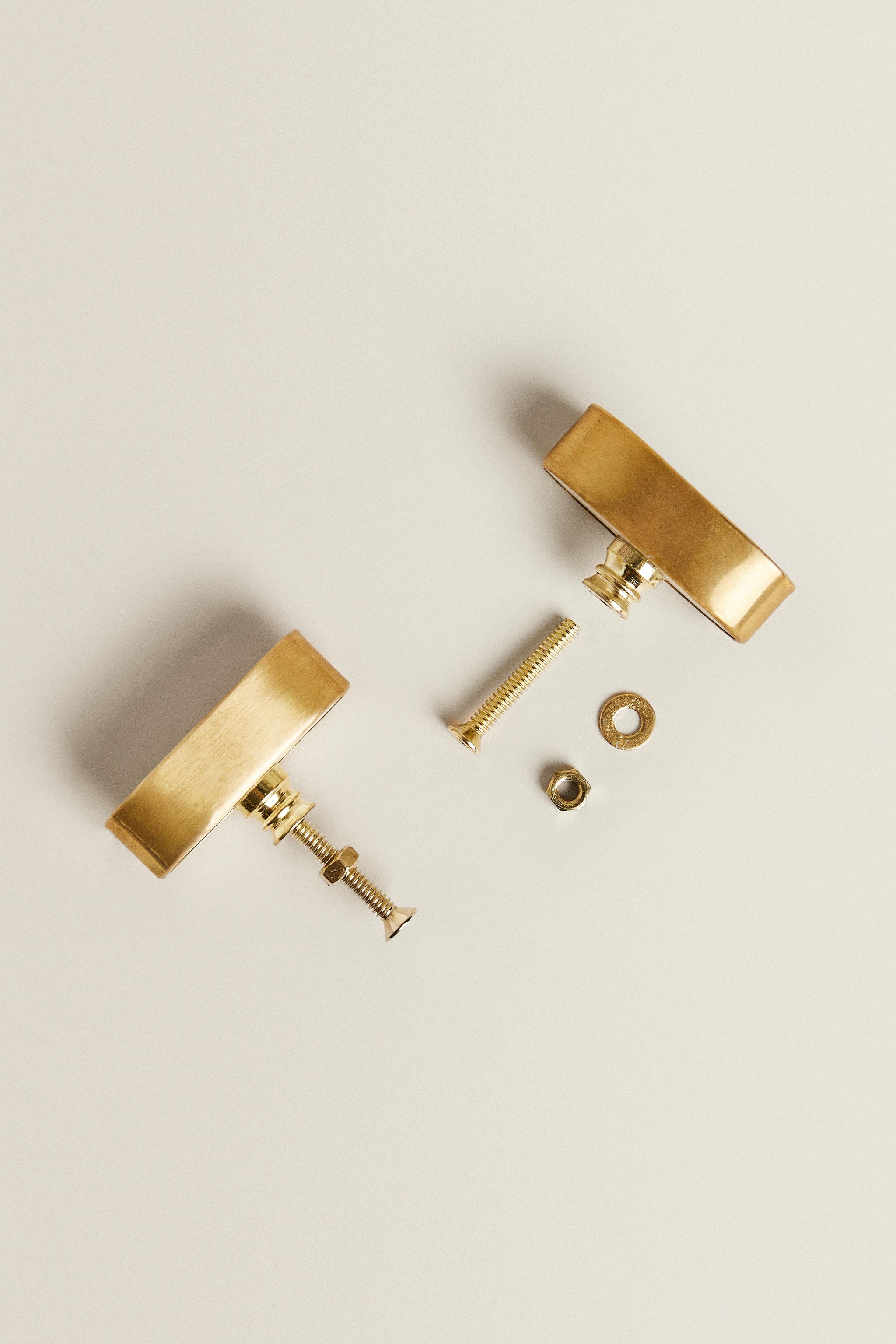 SET OF CONTRAST MARBLE KNOBS (SET OF 2)