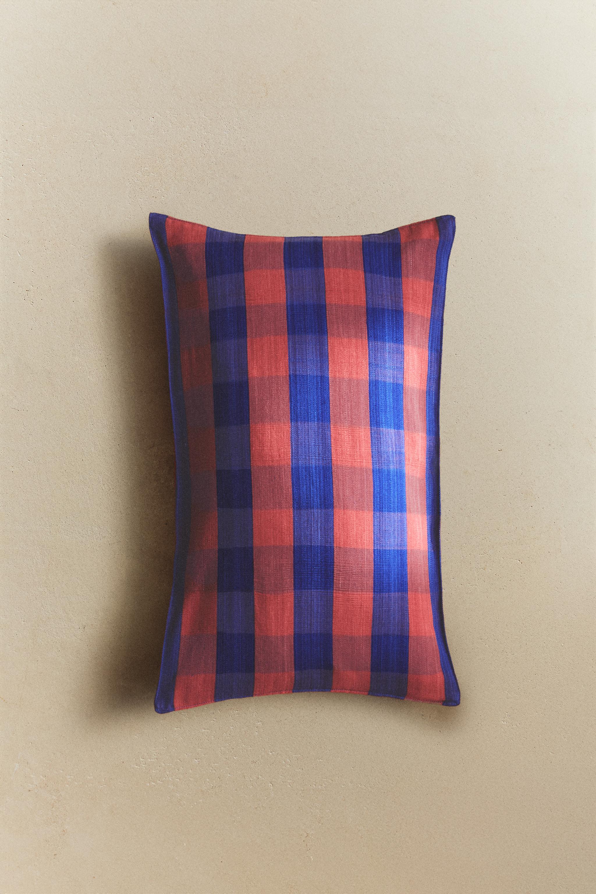 COTTON THROW PILLOW COVER X TENSIRA