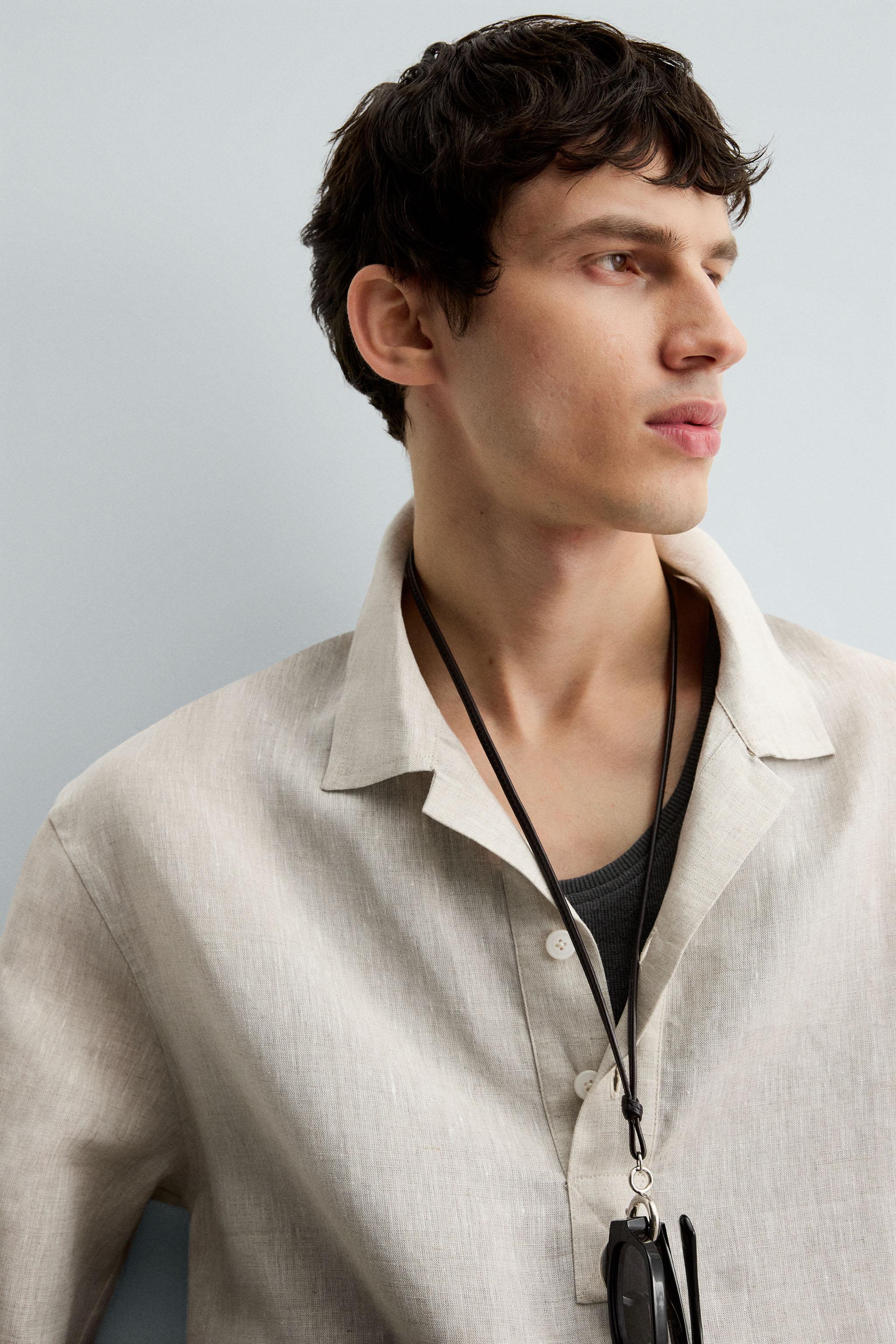 100% LINEN POLO SHIRT