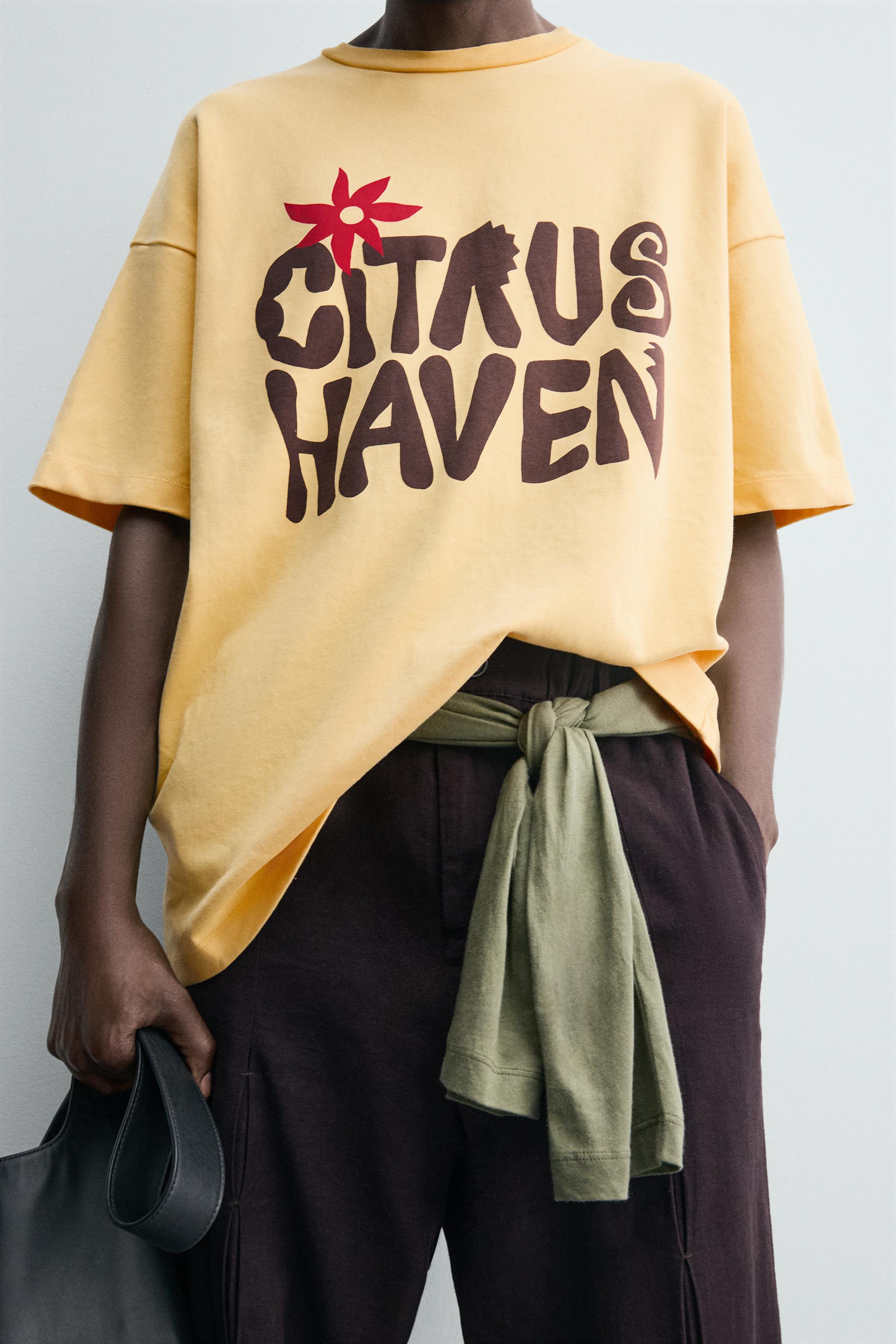 TEXT PRINT SWEATSHIRT