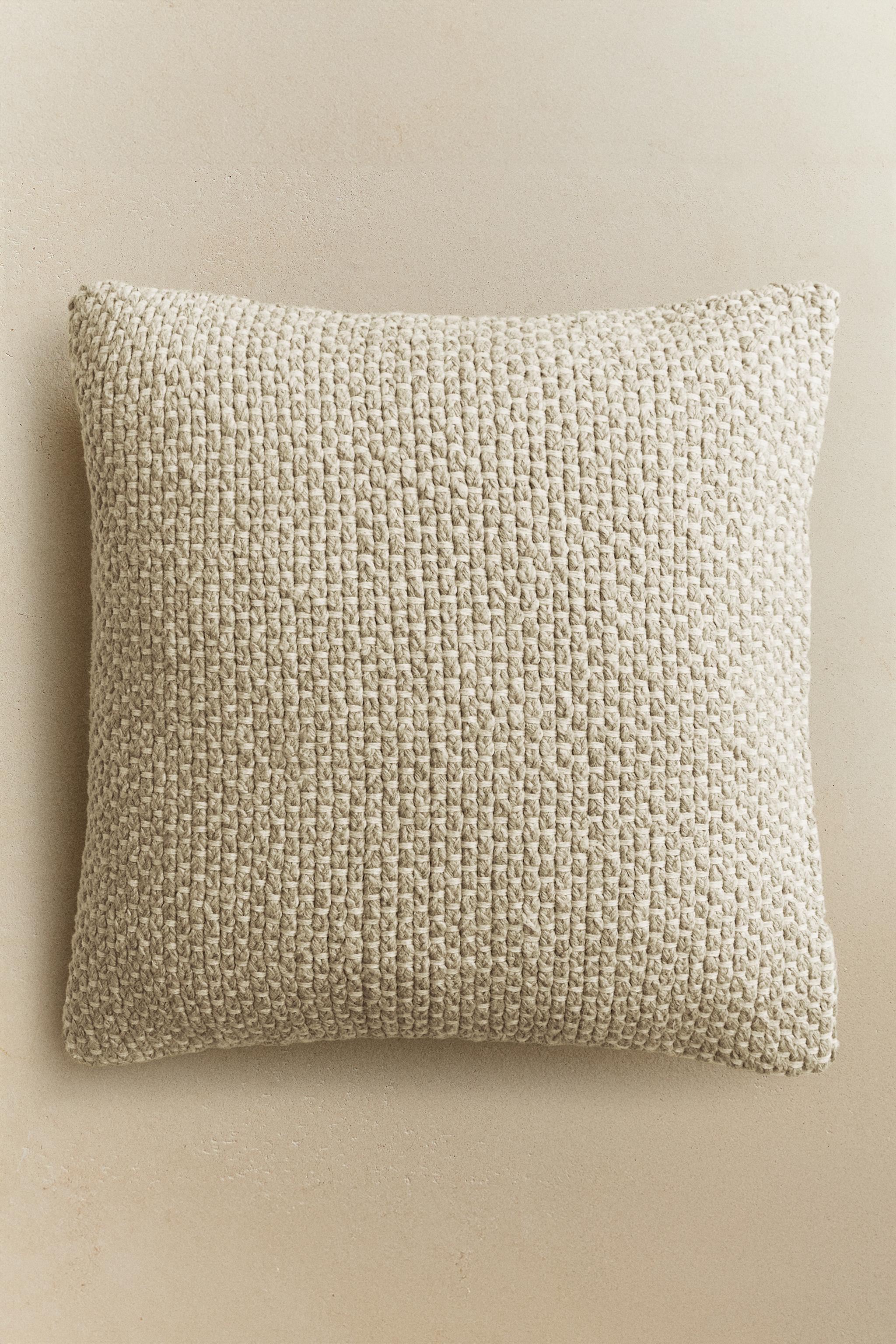 BRAIDED THROW PILLOW COVER