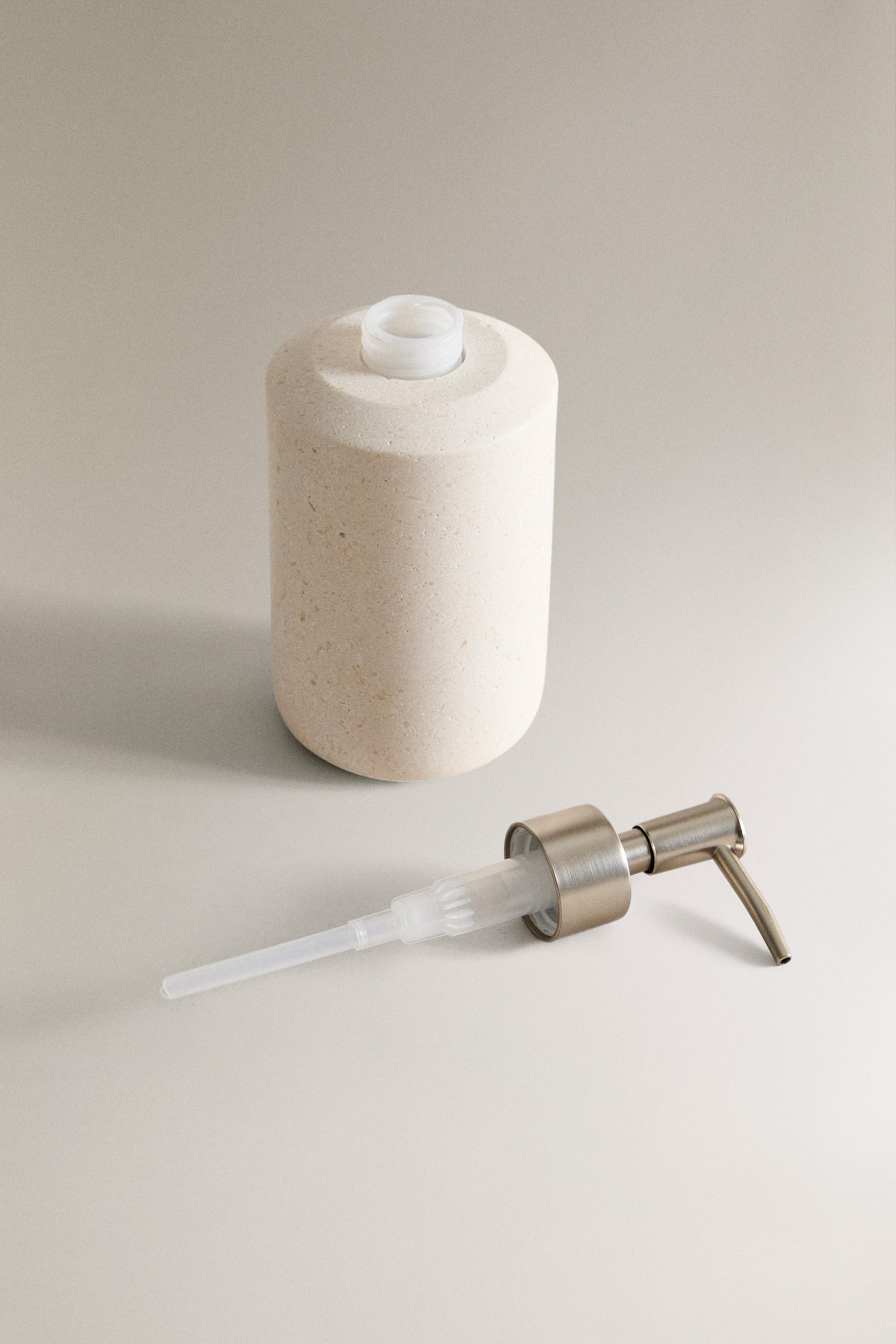 WHITE MARBLE SOAP DISPENSER