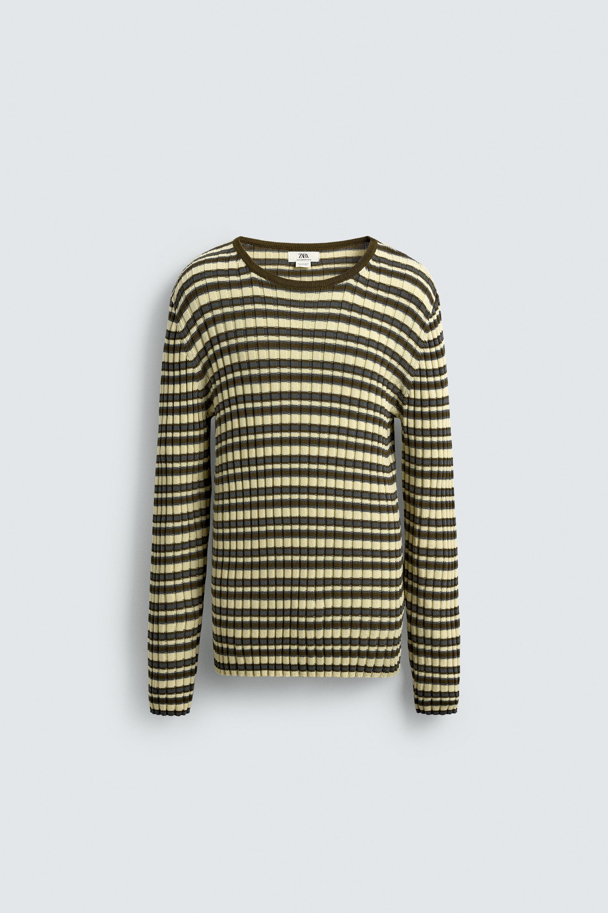 STRIPED JACQUARD SWEATER