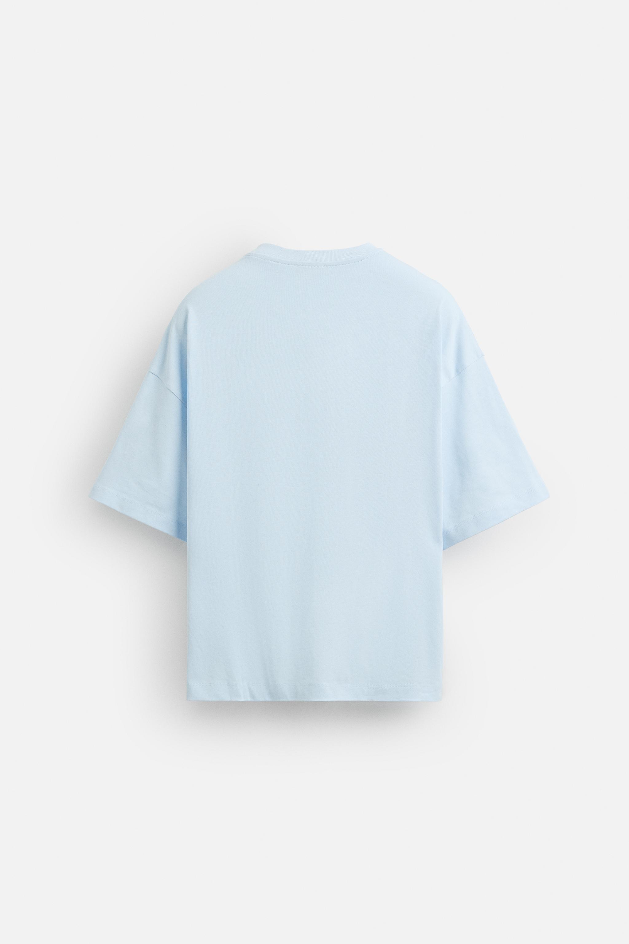 RUFFLED PATCH T-SHIRT