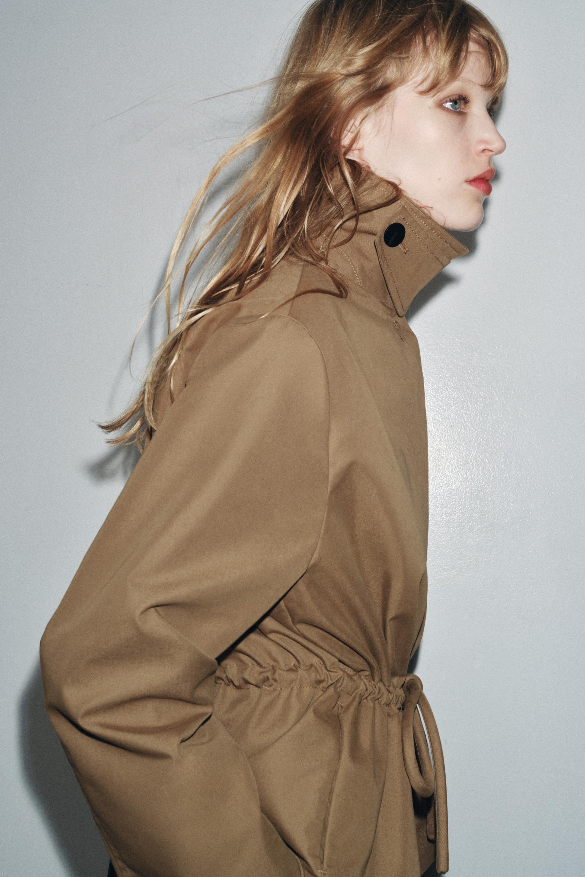 ZW COLLECTION SHORT PARKA WITH ADJUSTABLE WAIST