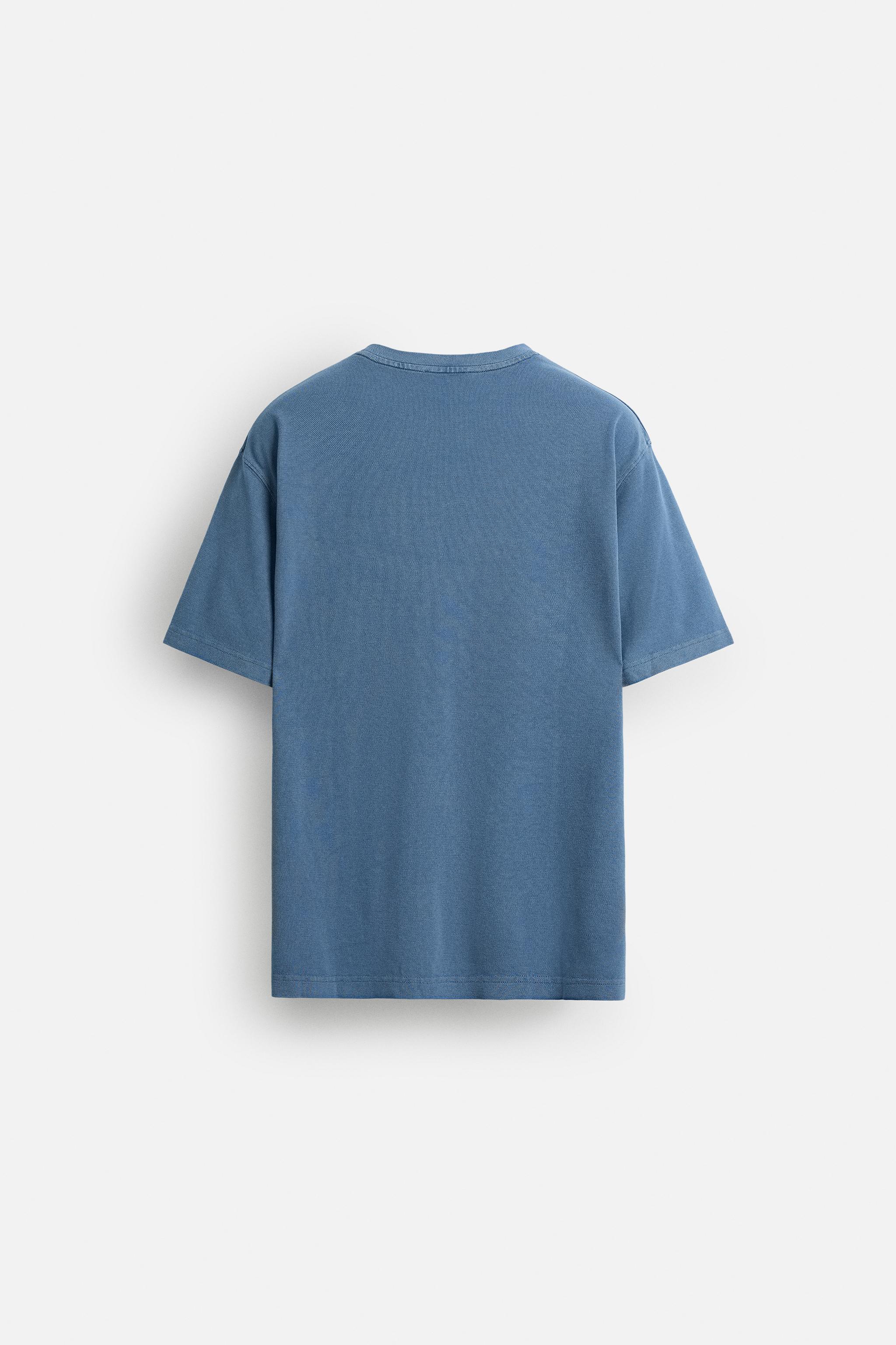 EMBROIDERED PIQUÉ T-SHIRT
