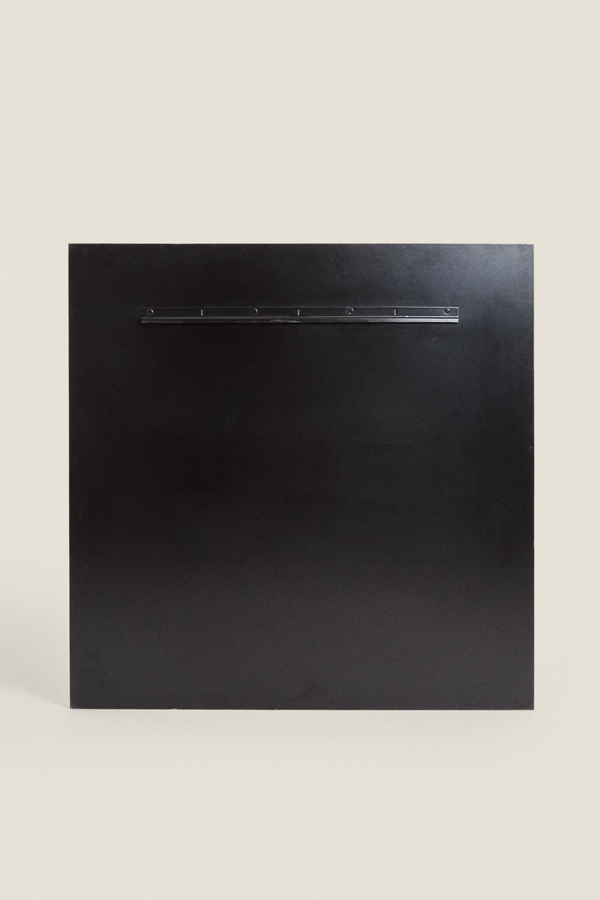 ANTIQUE-FINISH SQUARE WALL MIRROR