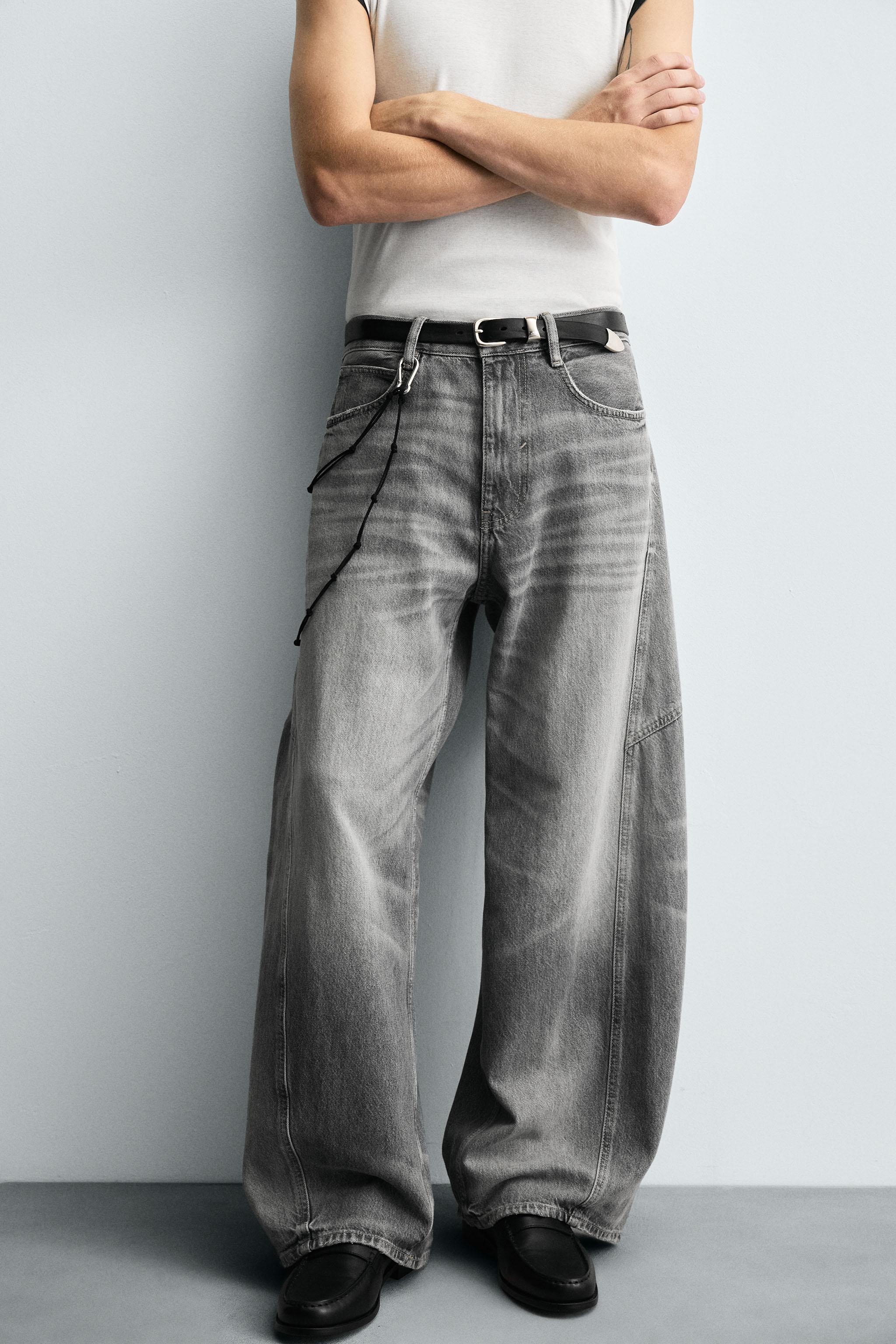 TWISTED SEAM BALLOON FIT JEANS