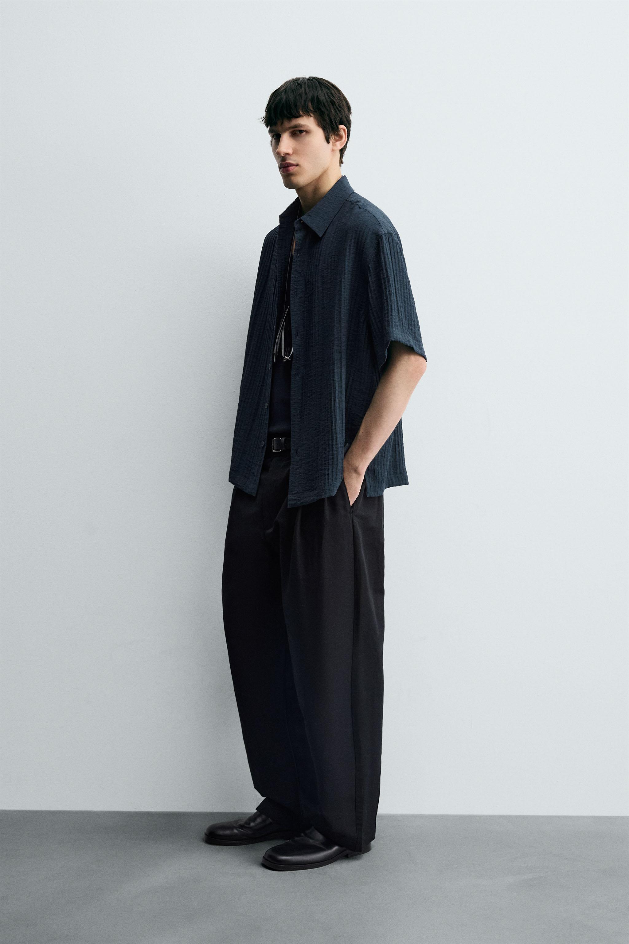 FLUID TEXTURED SHIRT