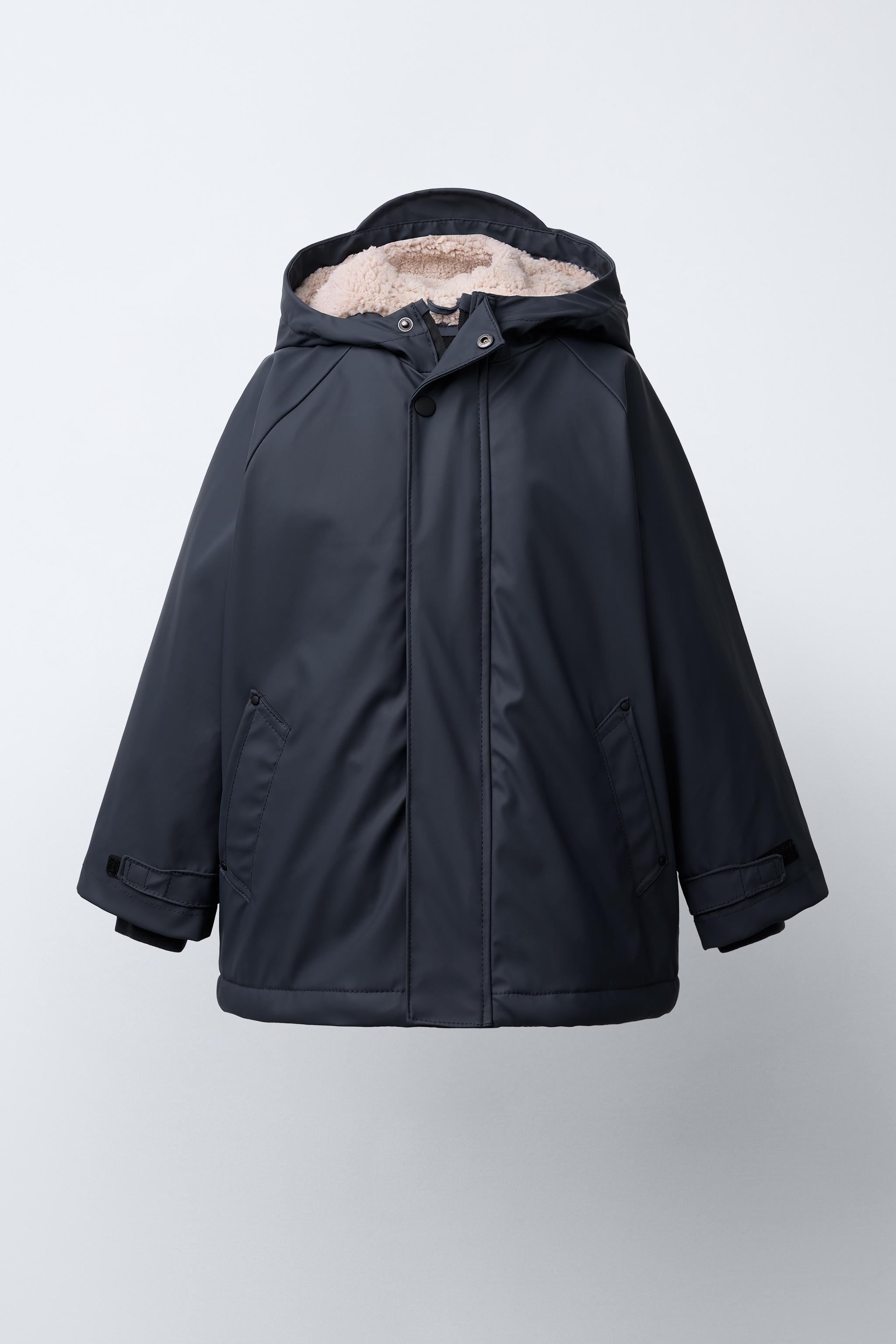 WATER REPELLENT COATED SHERPA JACKET