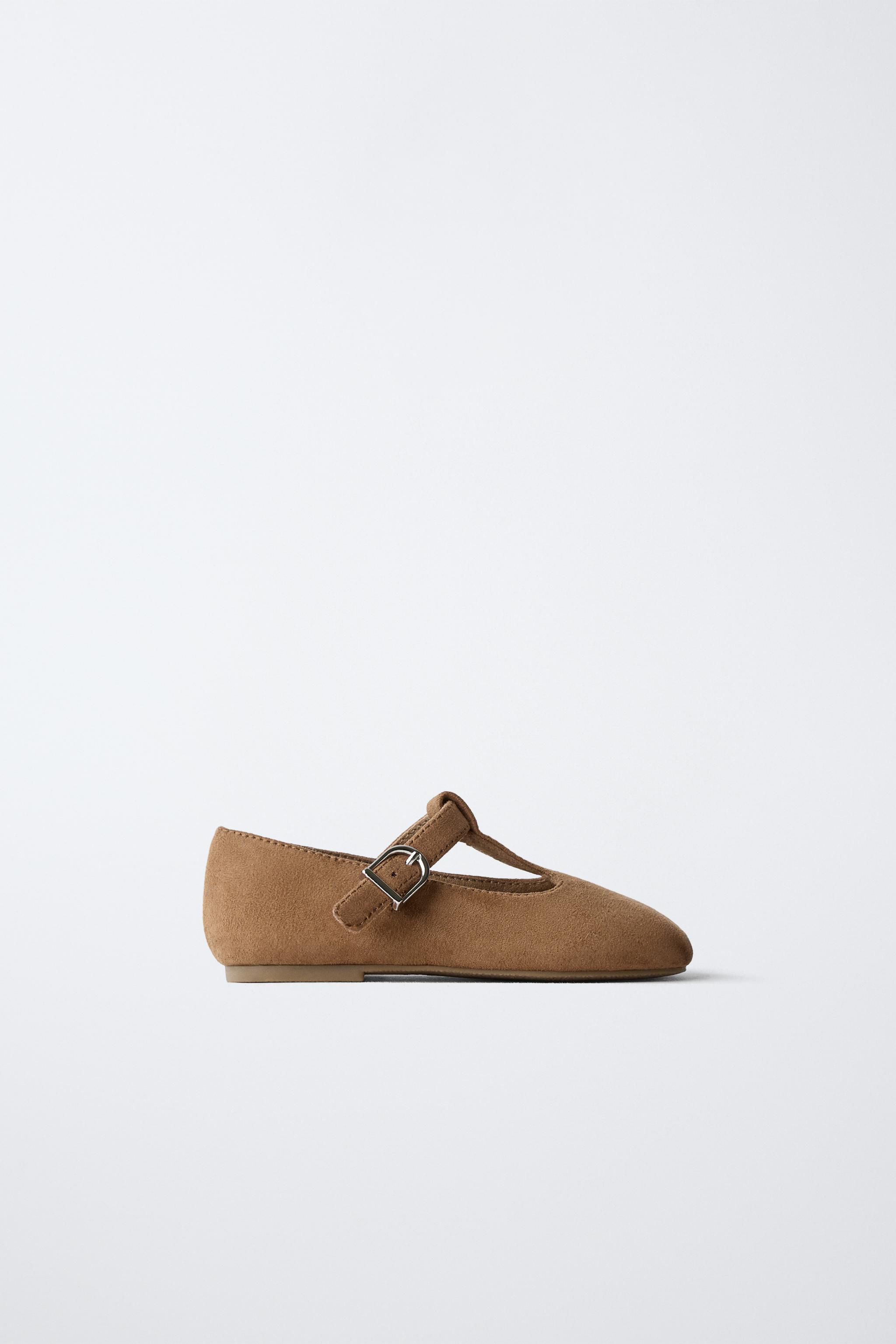 T-STRAP BALLET FLATS
