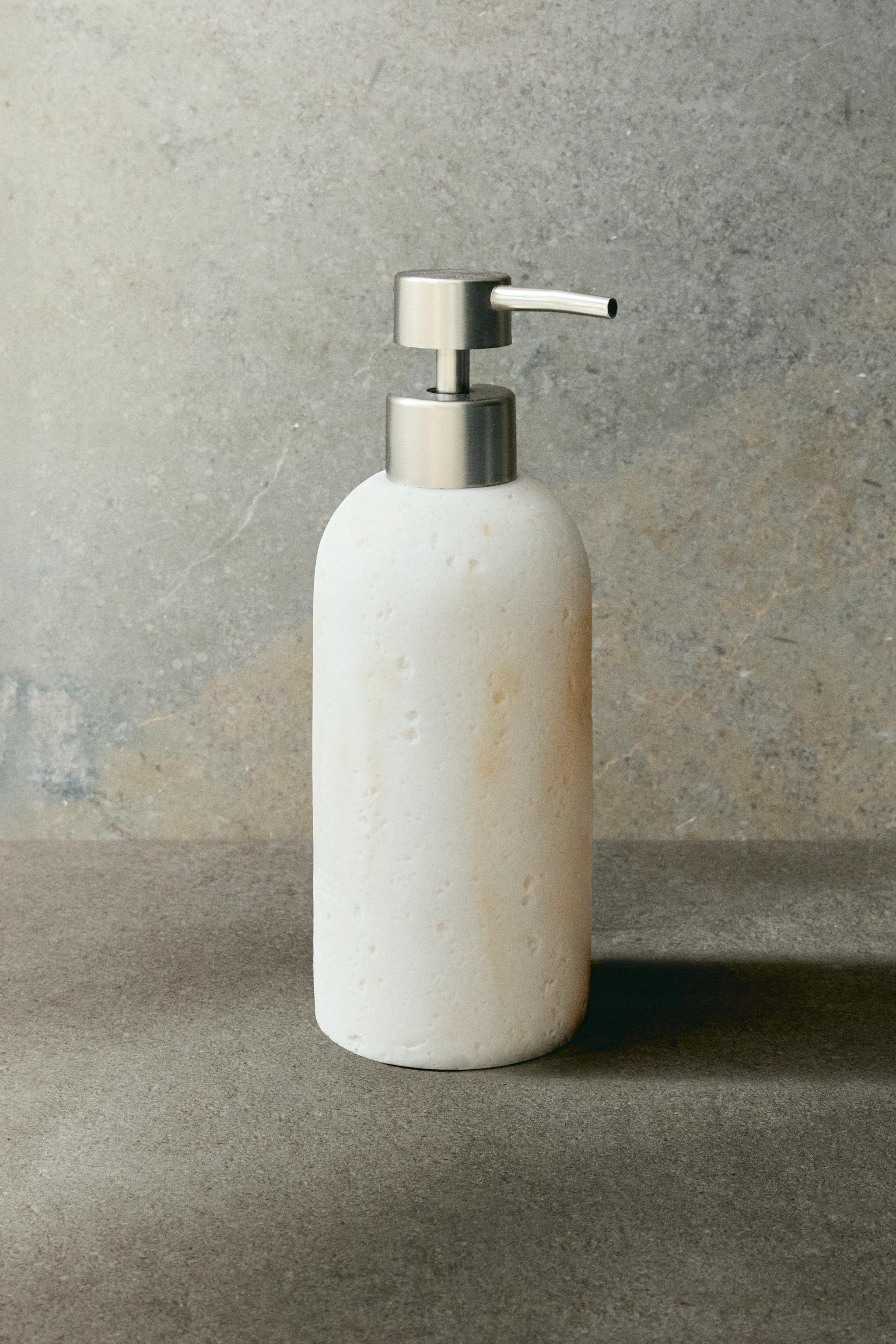 MARBLE-EFFECT SOAP DISPENSER