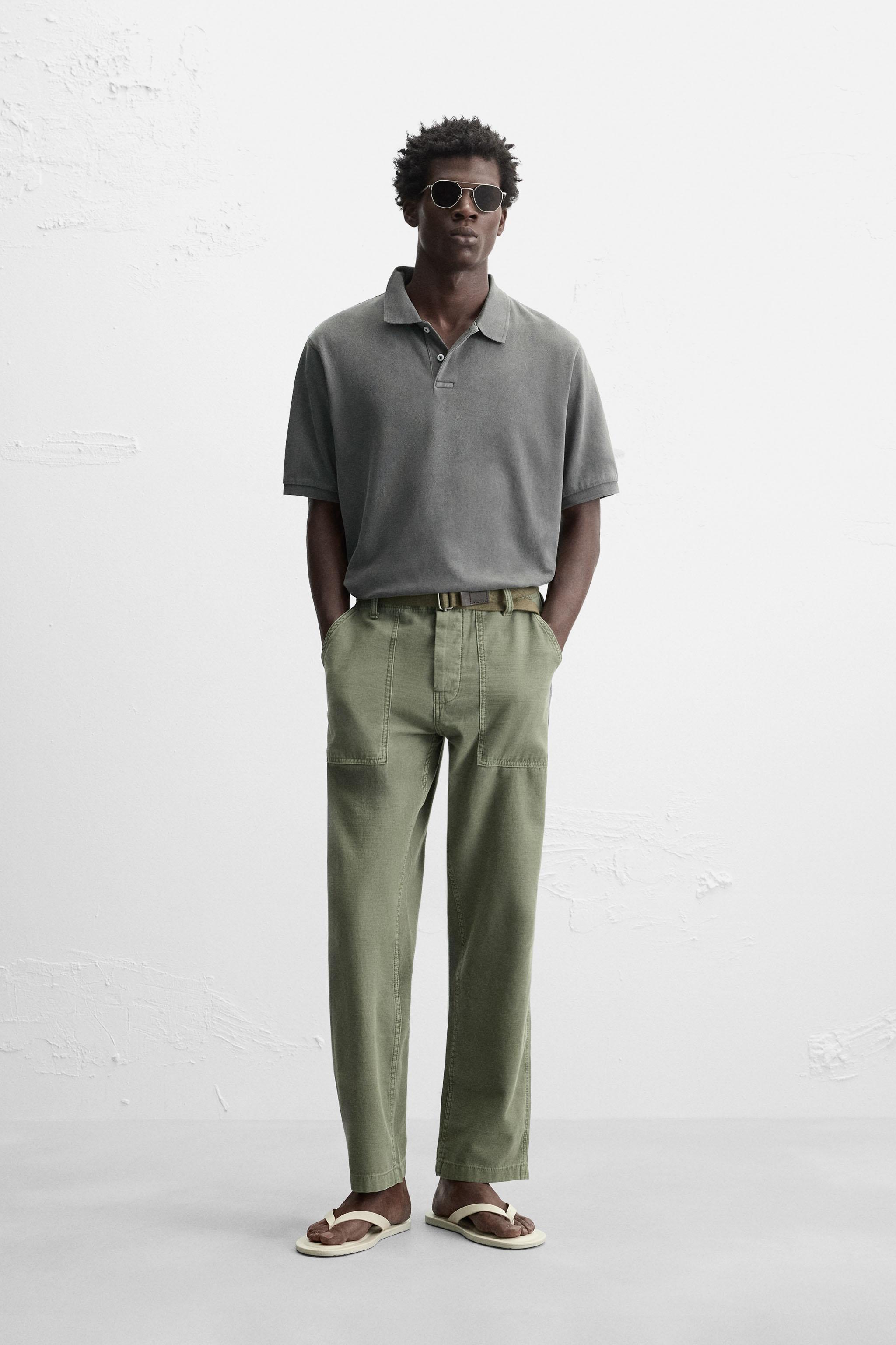 WASHED PIQUÉ POLO SHIRT