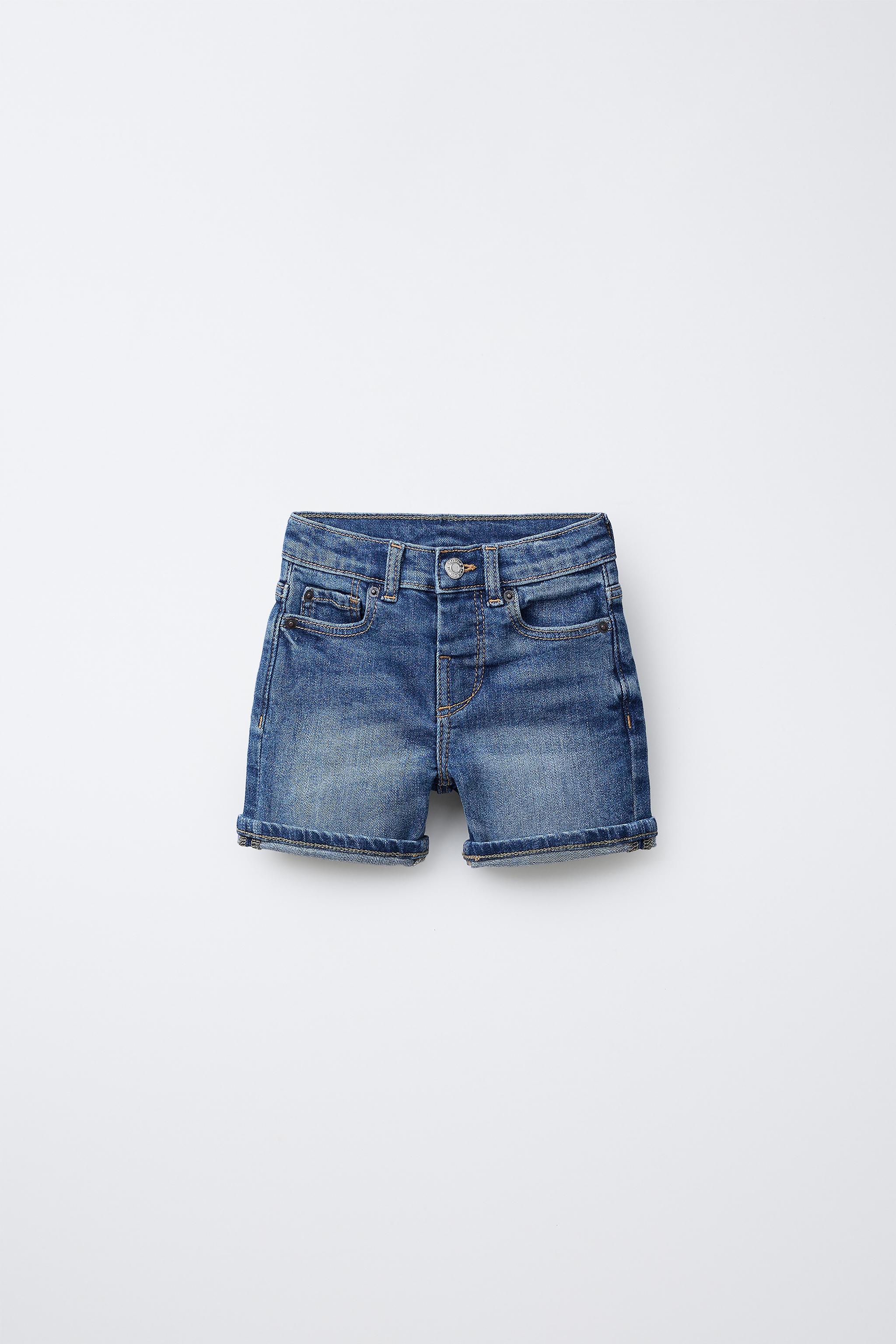 REGULAR DENIM SHORTS
