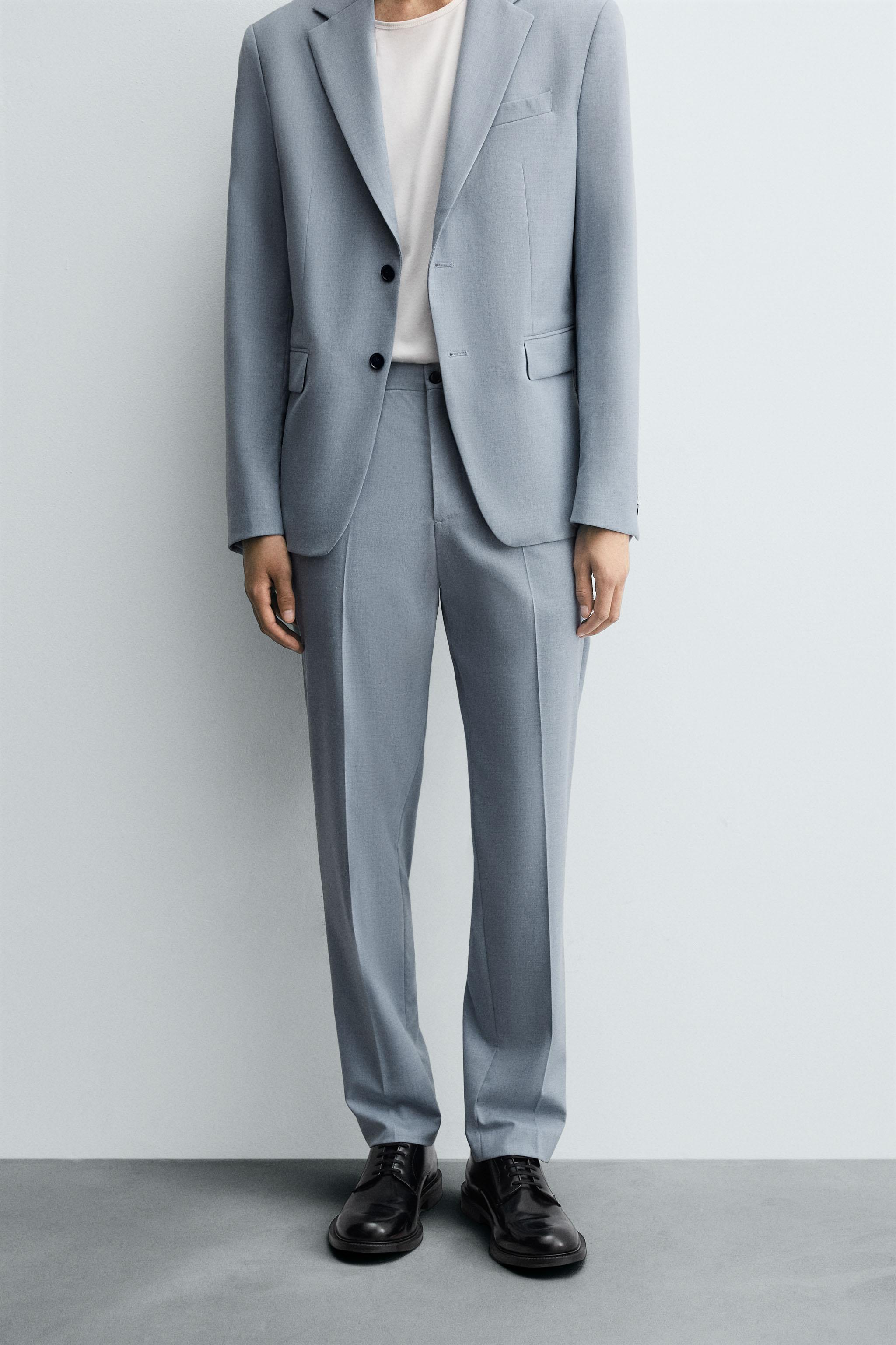 SLIM FIT SUIT PANTS