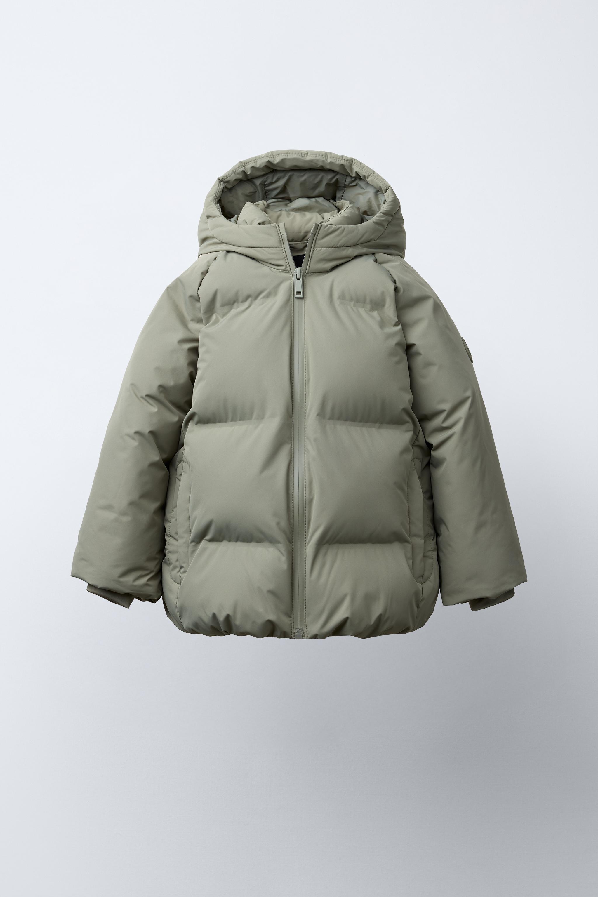 WATER REPELLENT HOODED PUFFER JACKET