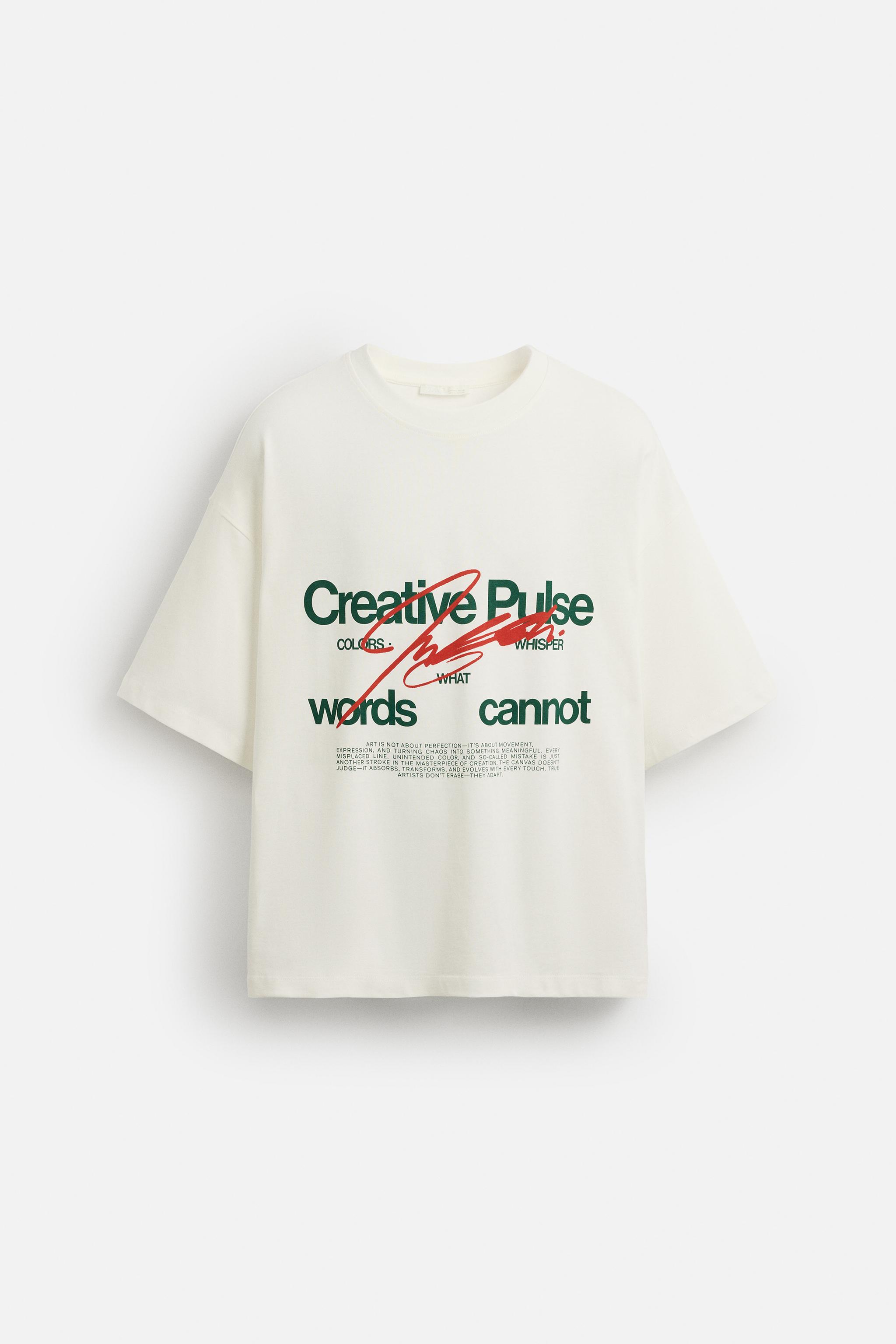 TEXT PRINT T-SHIRT