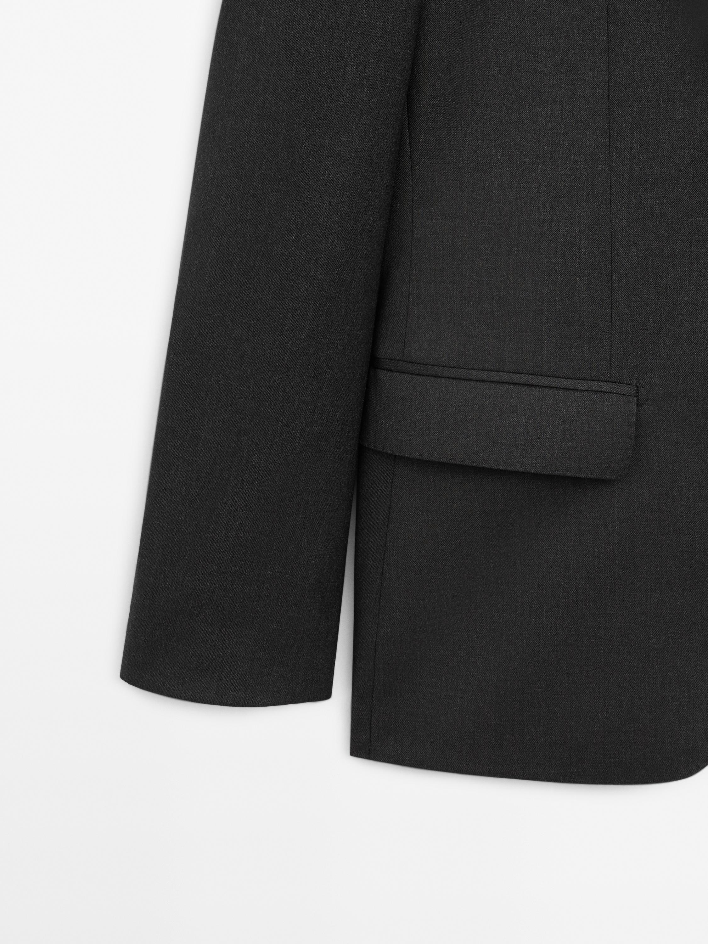 100% wool suit blazer