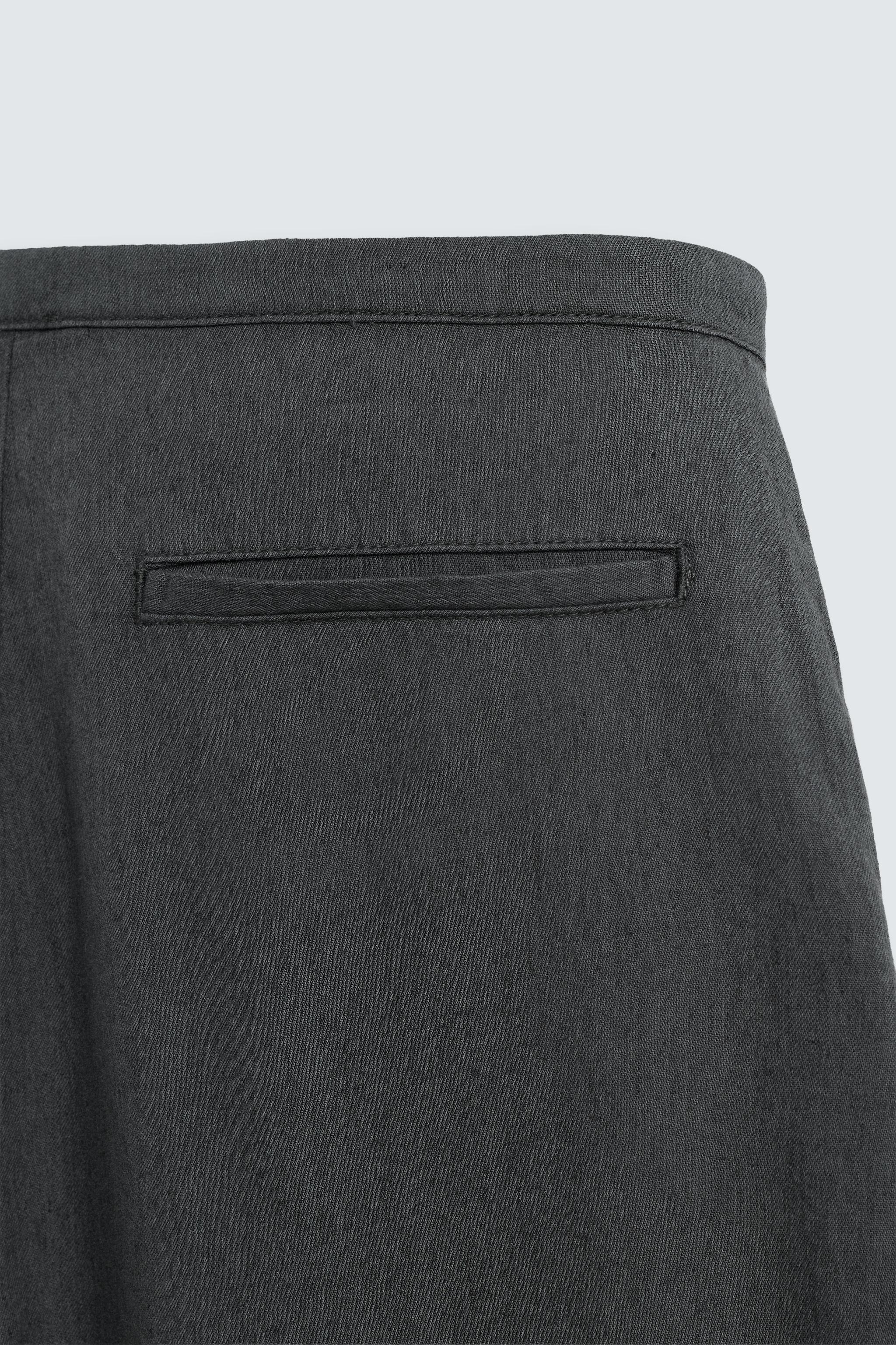 COTTON LINEN PANTS
