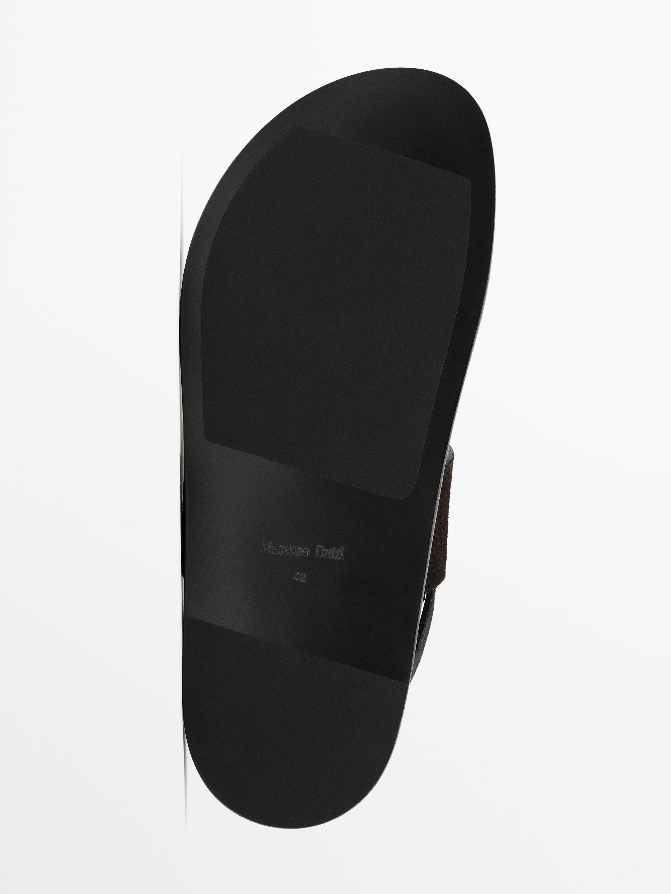 Split-leather slides