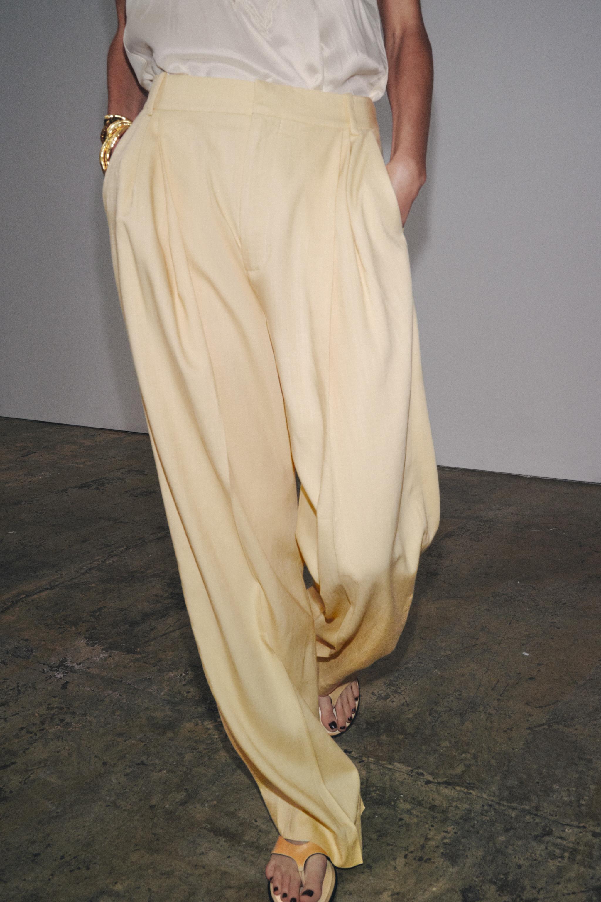 ZW COLLECTION WIDE LEG PLEATED PANTS