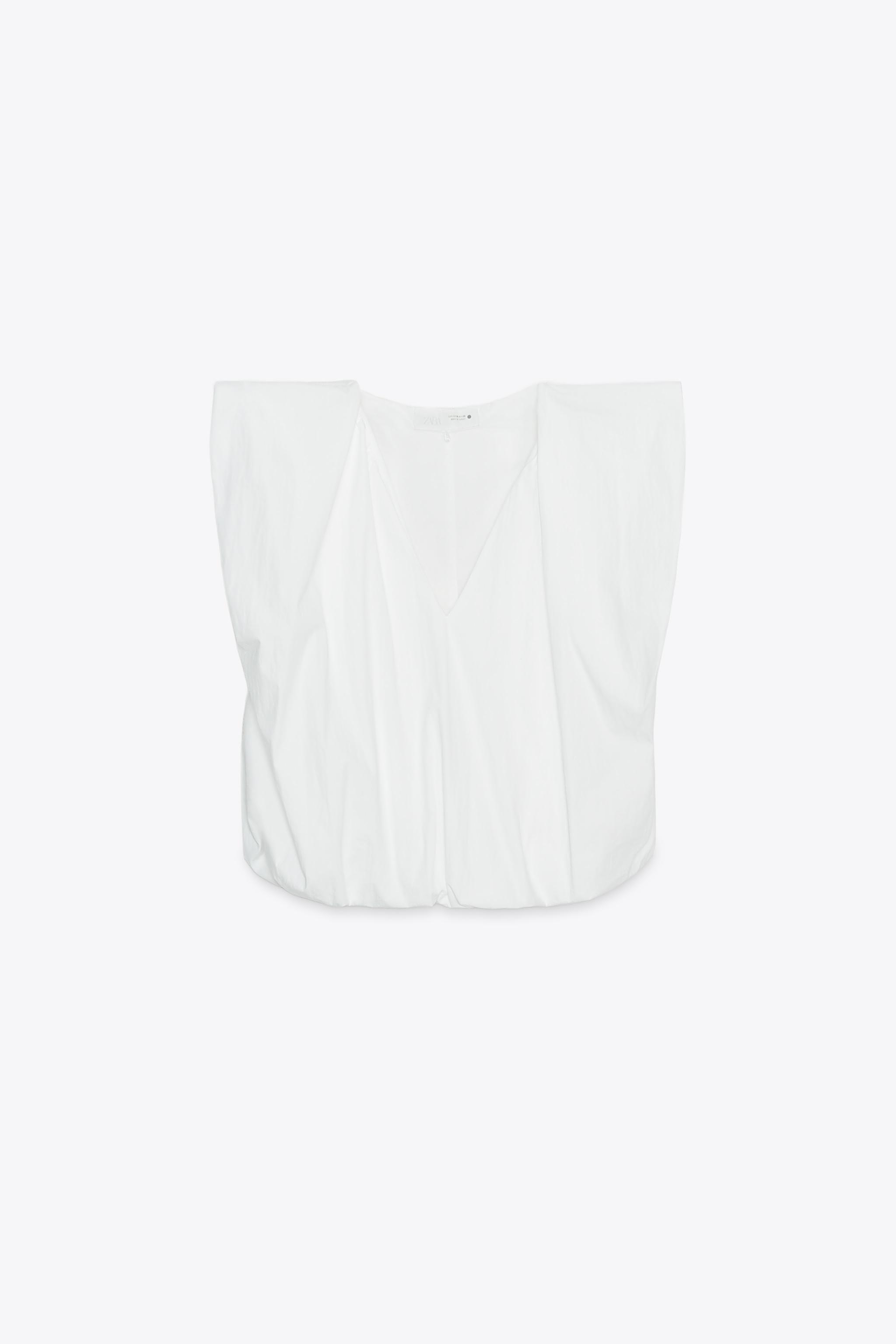ZW COLLECTION BALLOON POPLIN TOP
