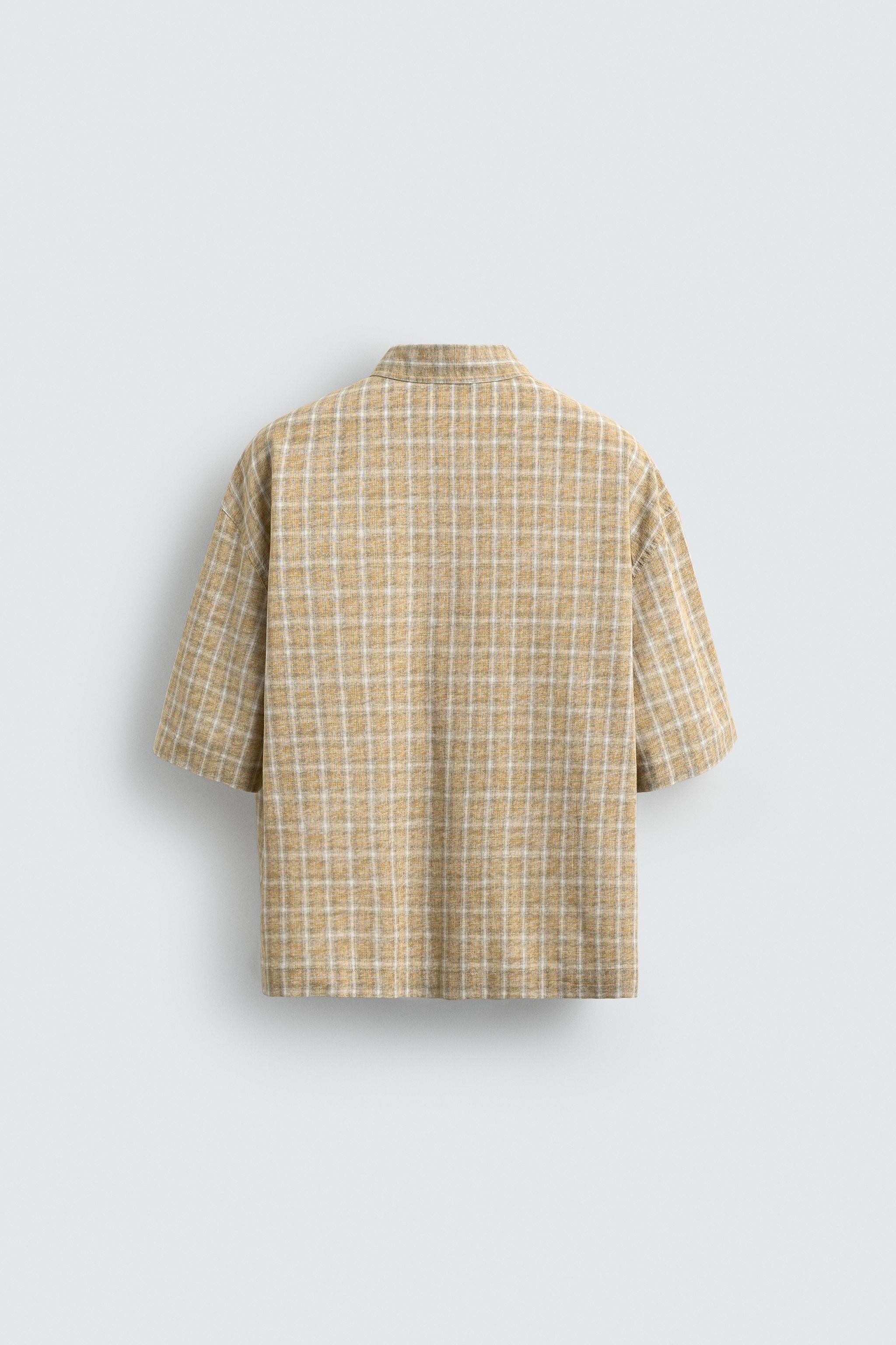 CHECKERED BOXY FIT SHIRT