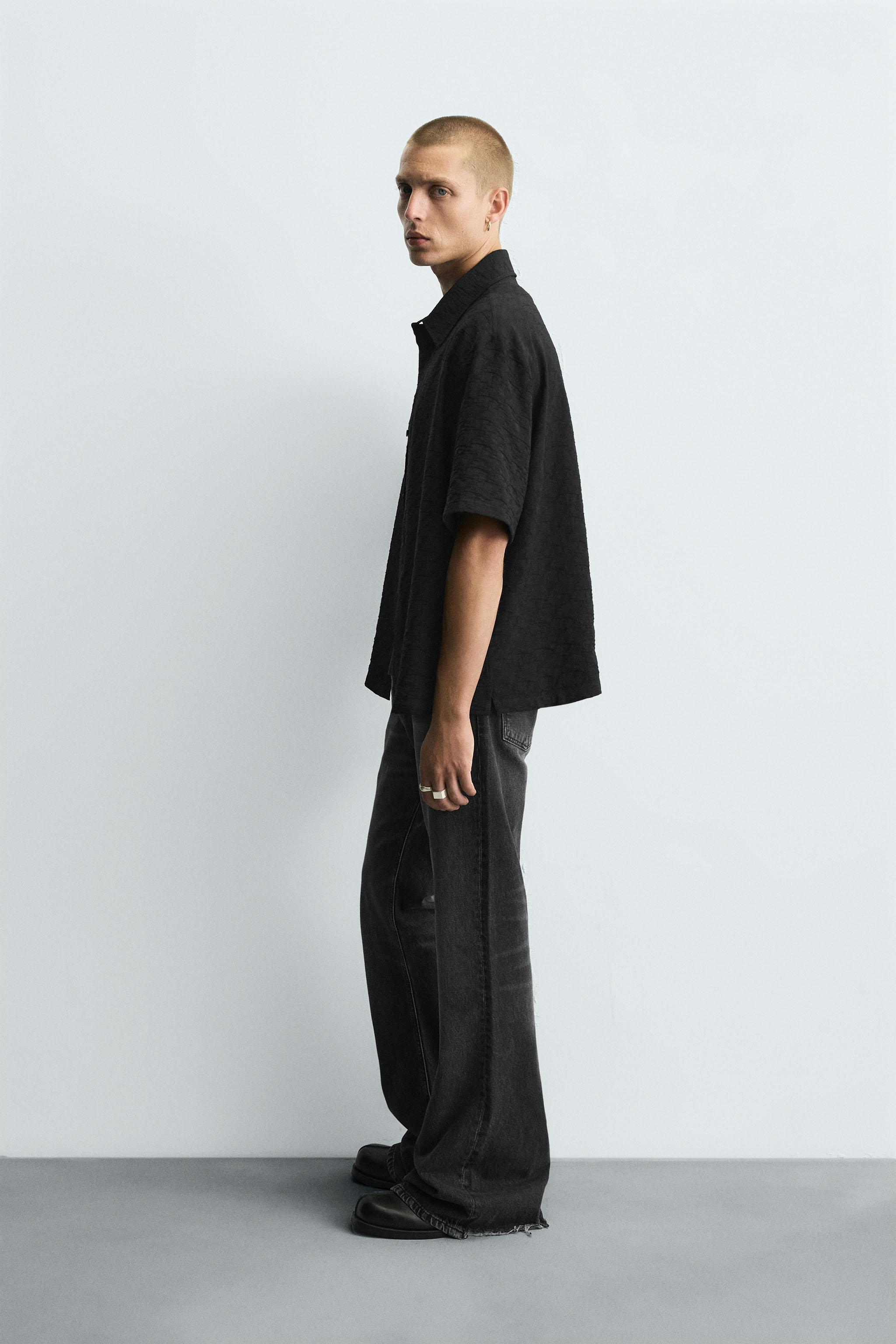 GEOMETRIC JACQUARD SHIRT