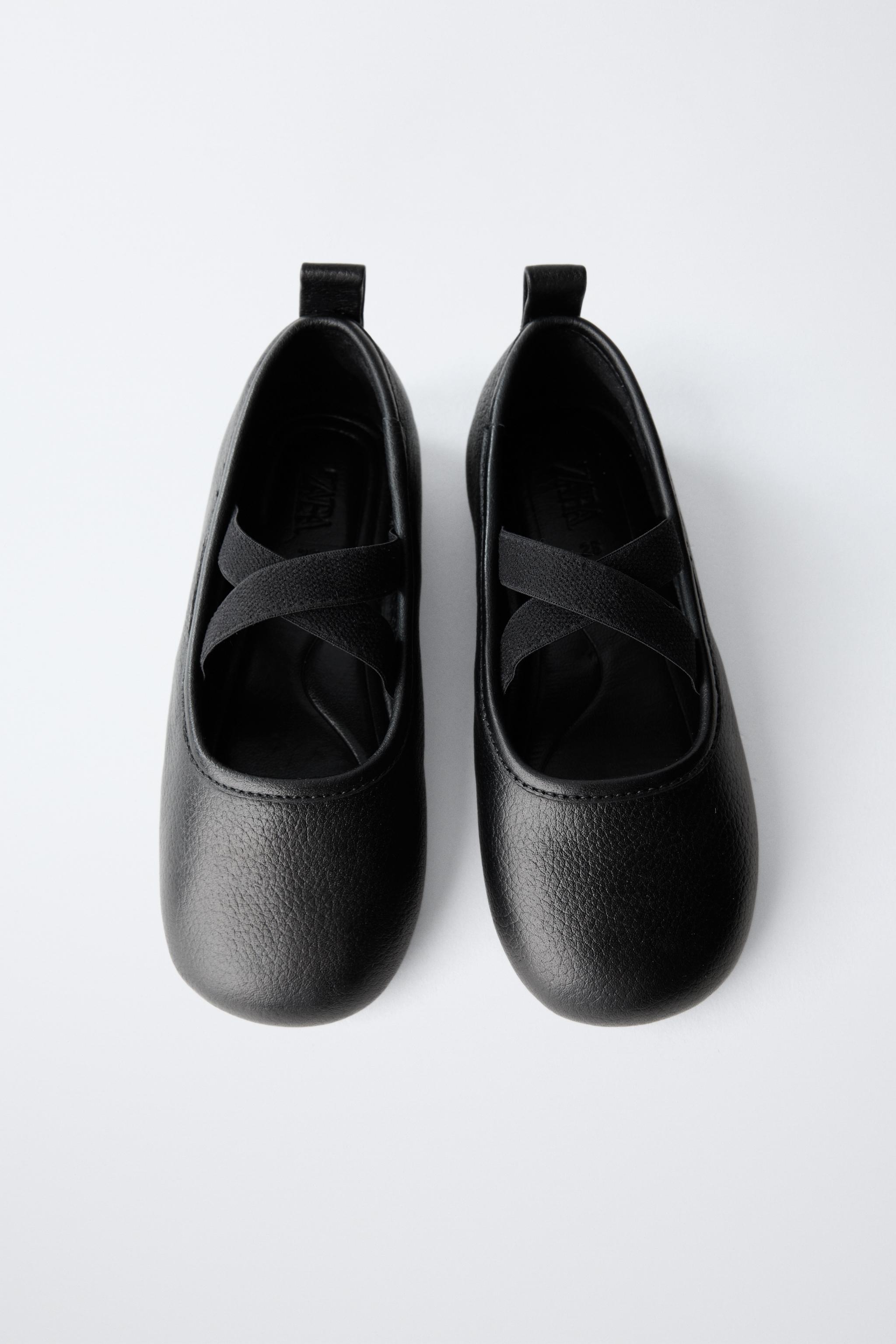 LEATHER SCHOOLGIRL BALLERINA