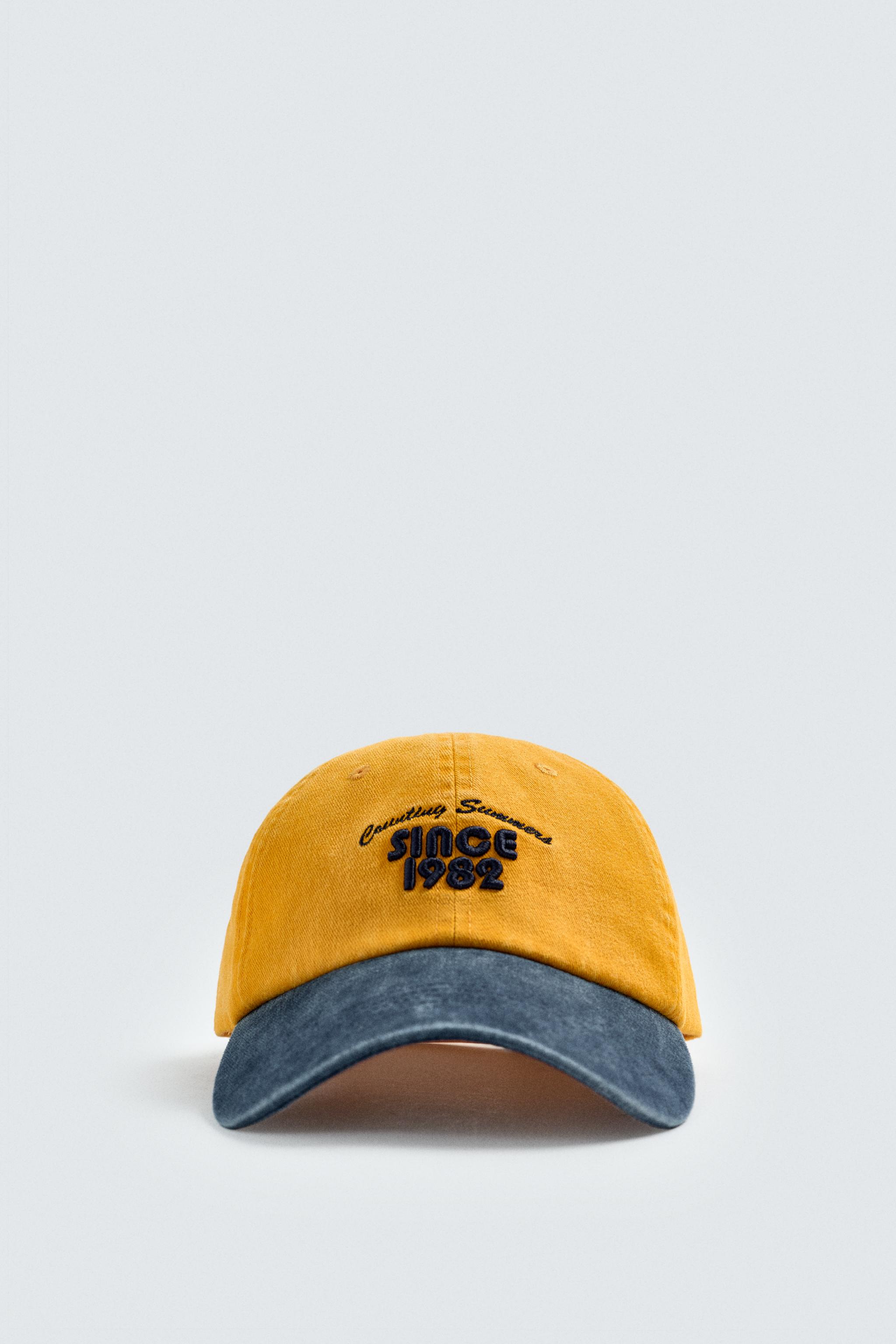 CONTRAST EMBROIDERY CAP