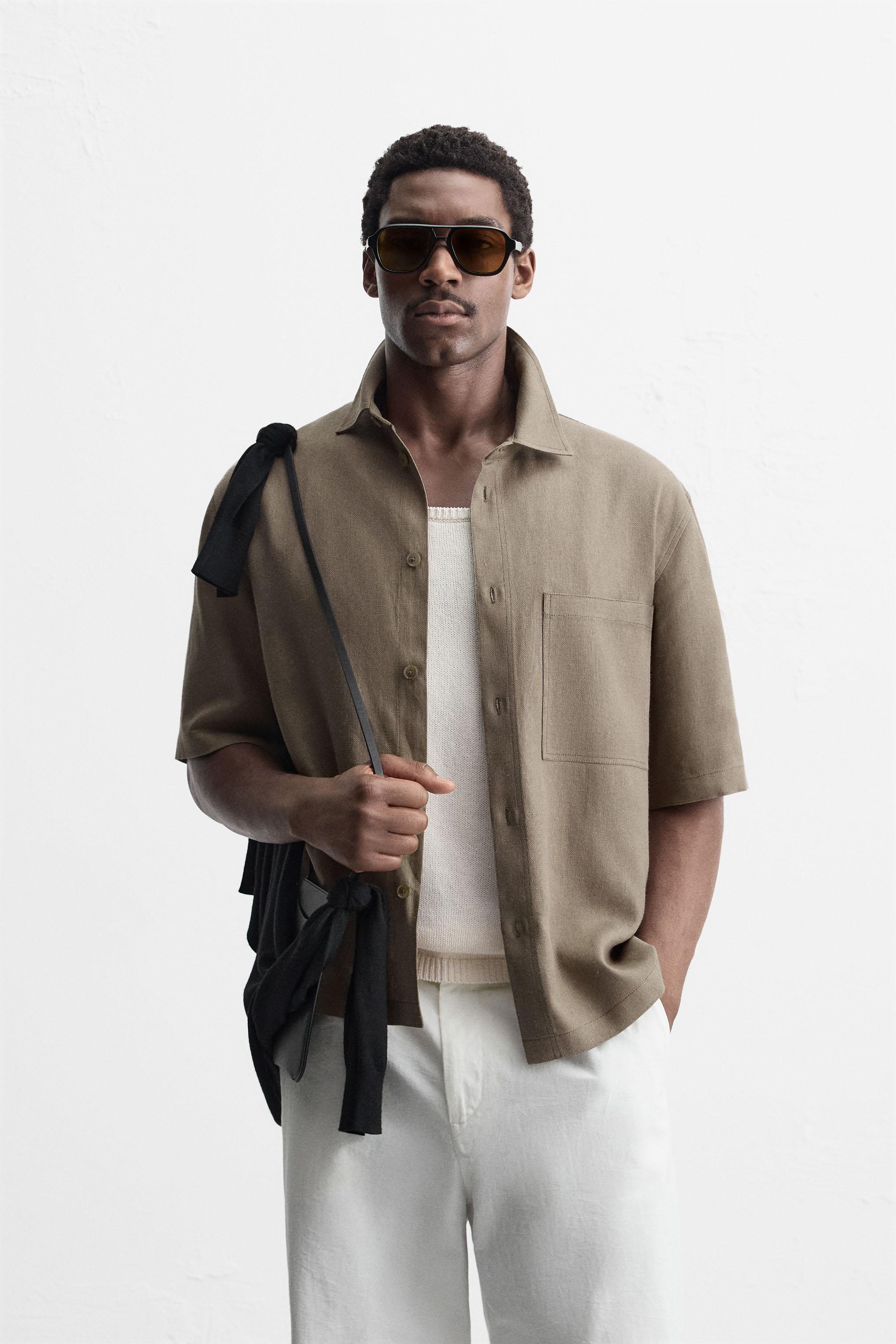 VISCOSE - JUTE SHIRT