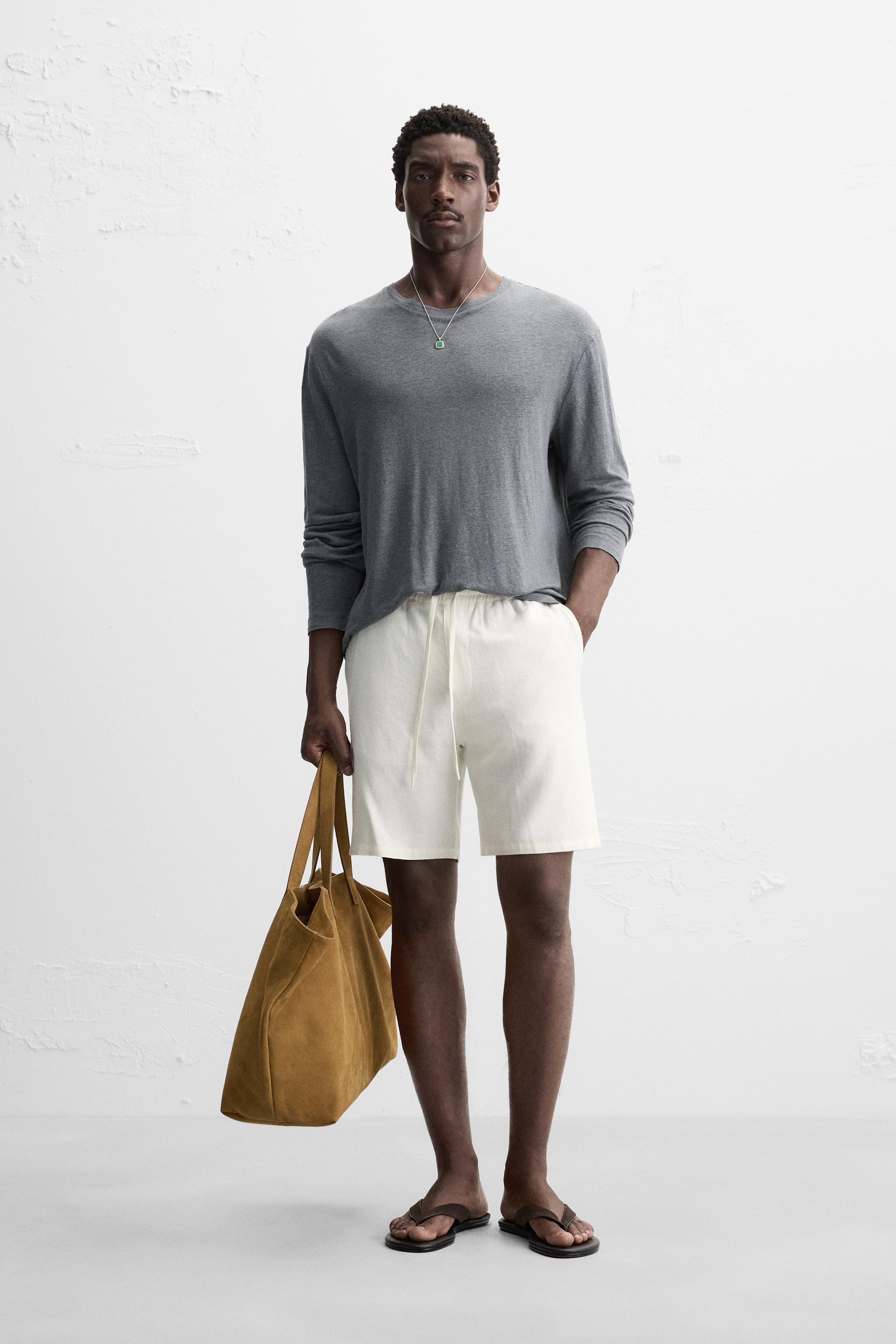 SHORTS WITH LINEN