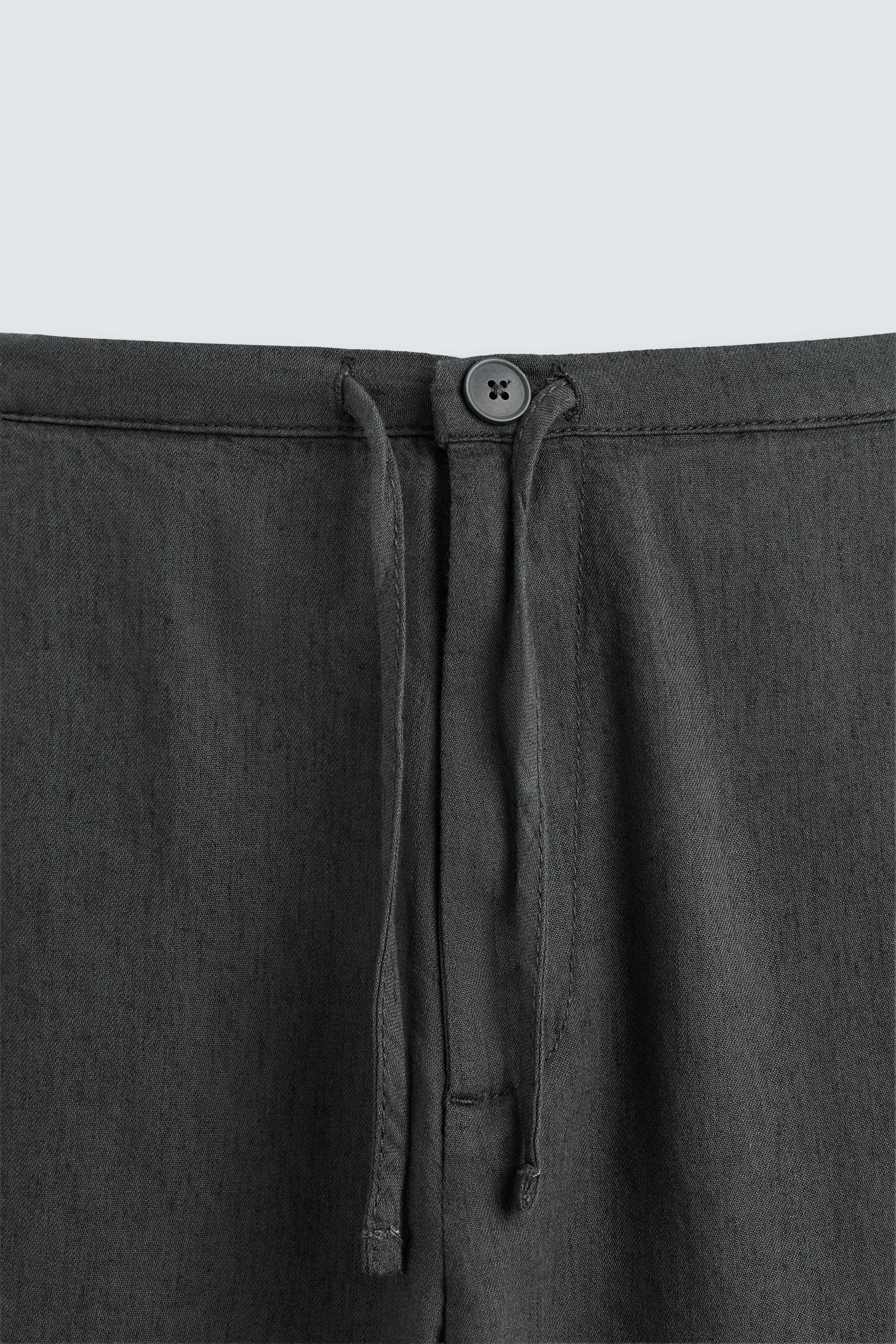 COTTON LINEN PANTS