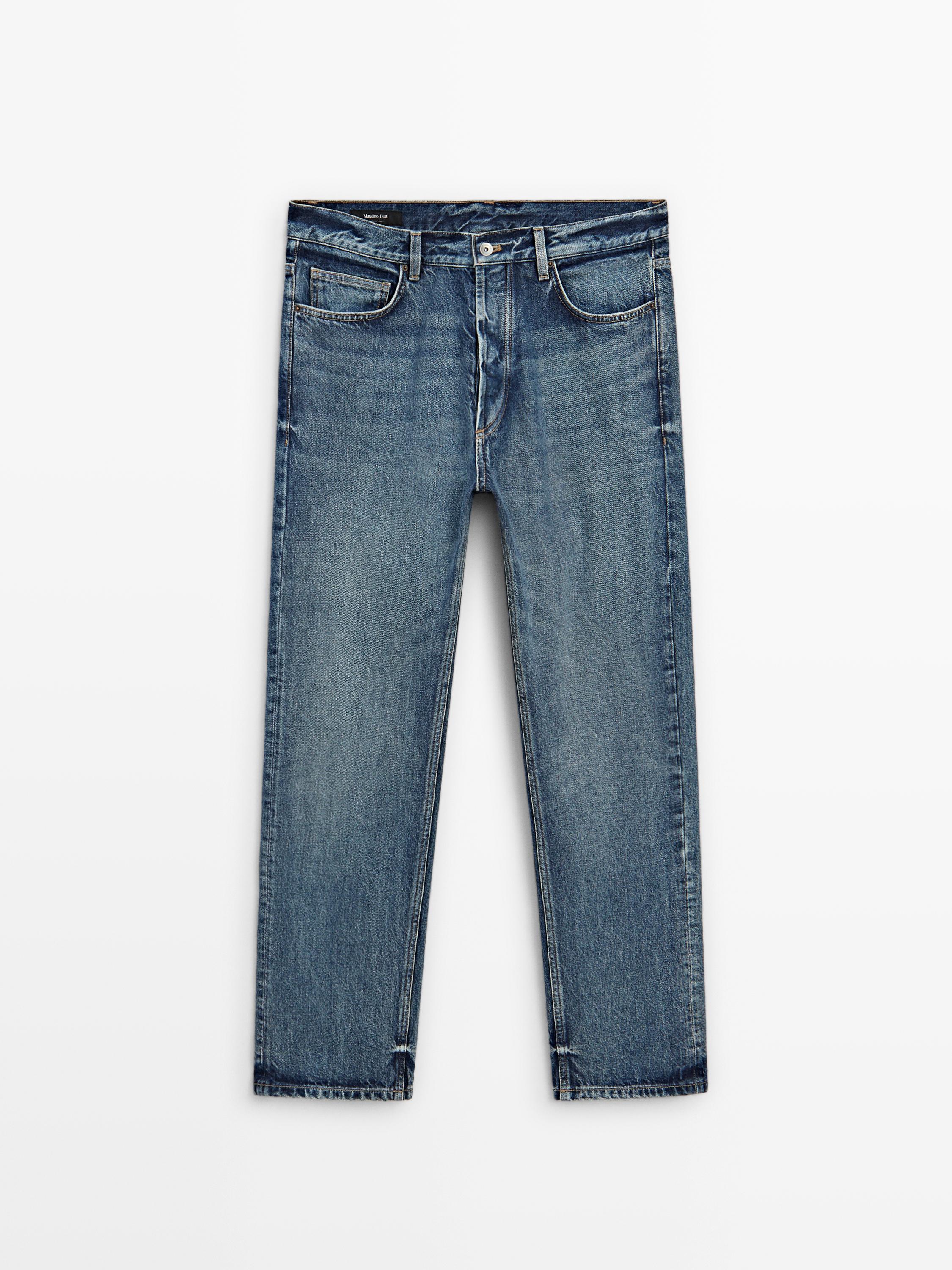 Straight-leg jeans